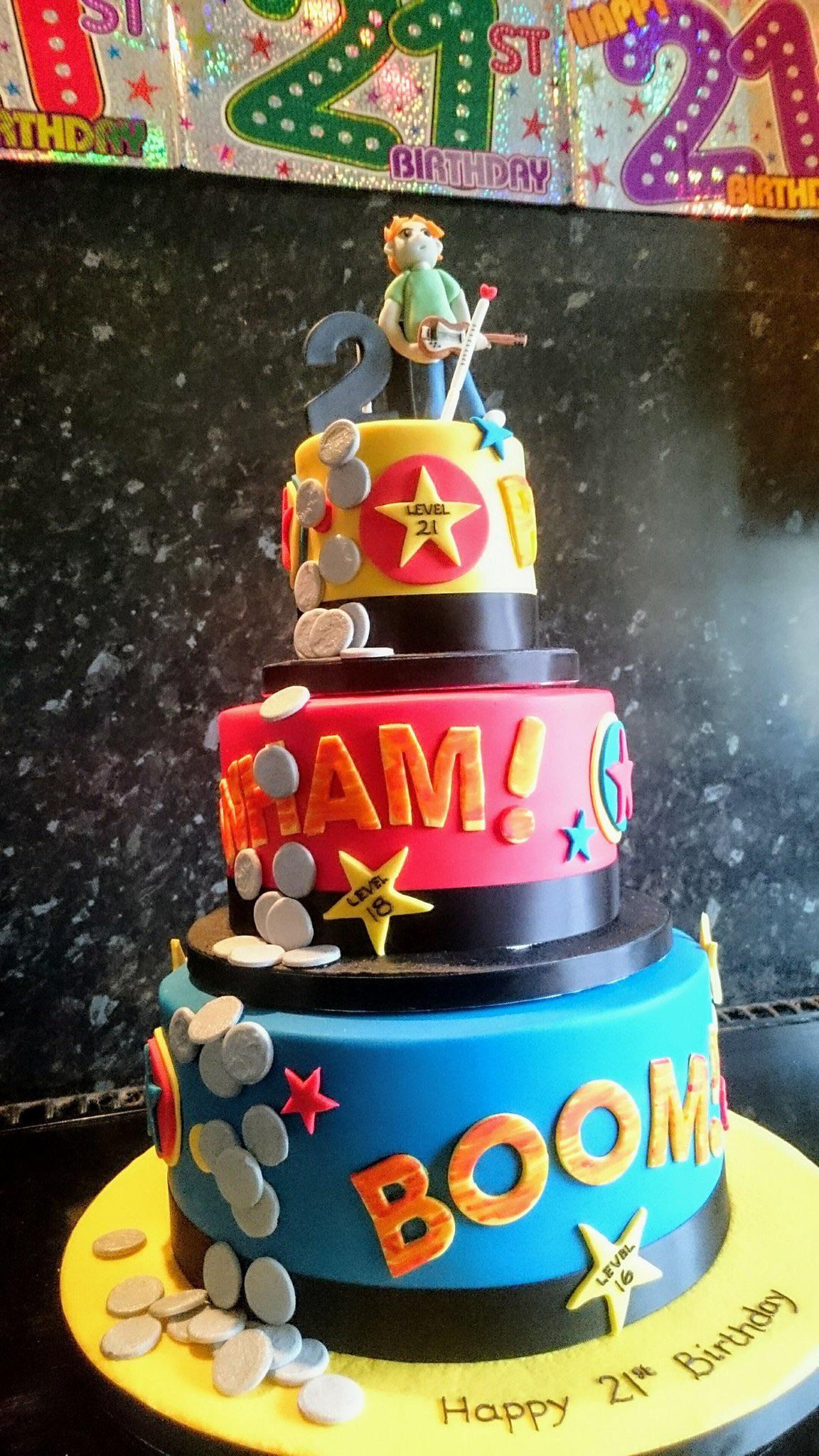 Wanted to show my sons 21st Birthday cake. I didn’t make it but I