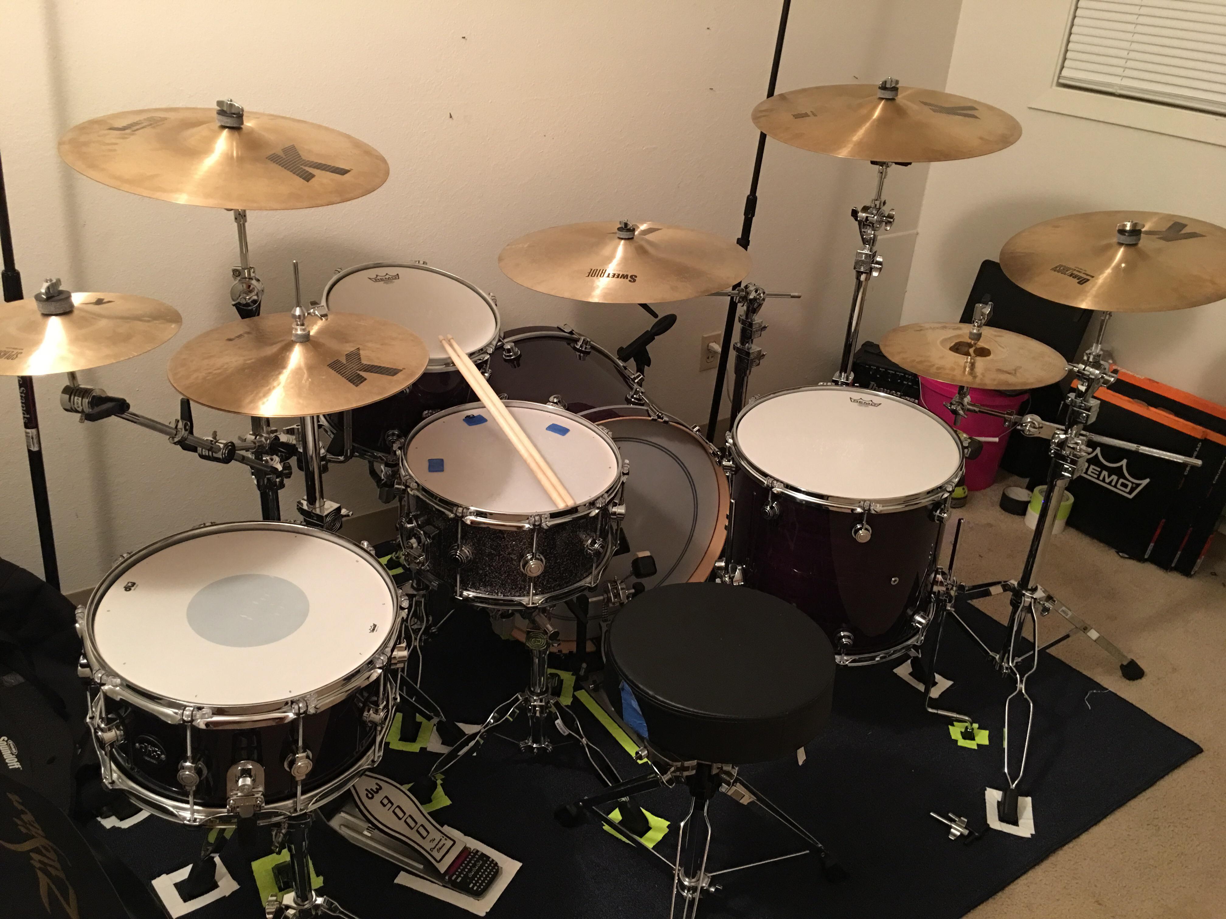 Just got my dream DW kit, zildjian K’s and Dw 9000 hardware!!!! r/drums