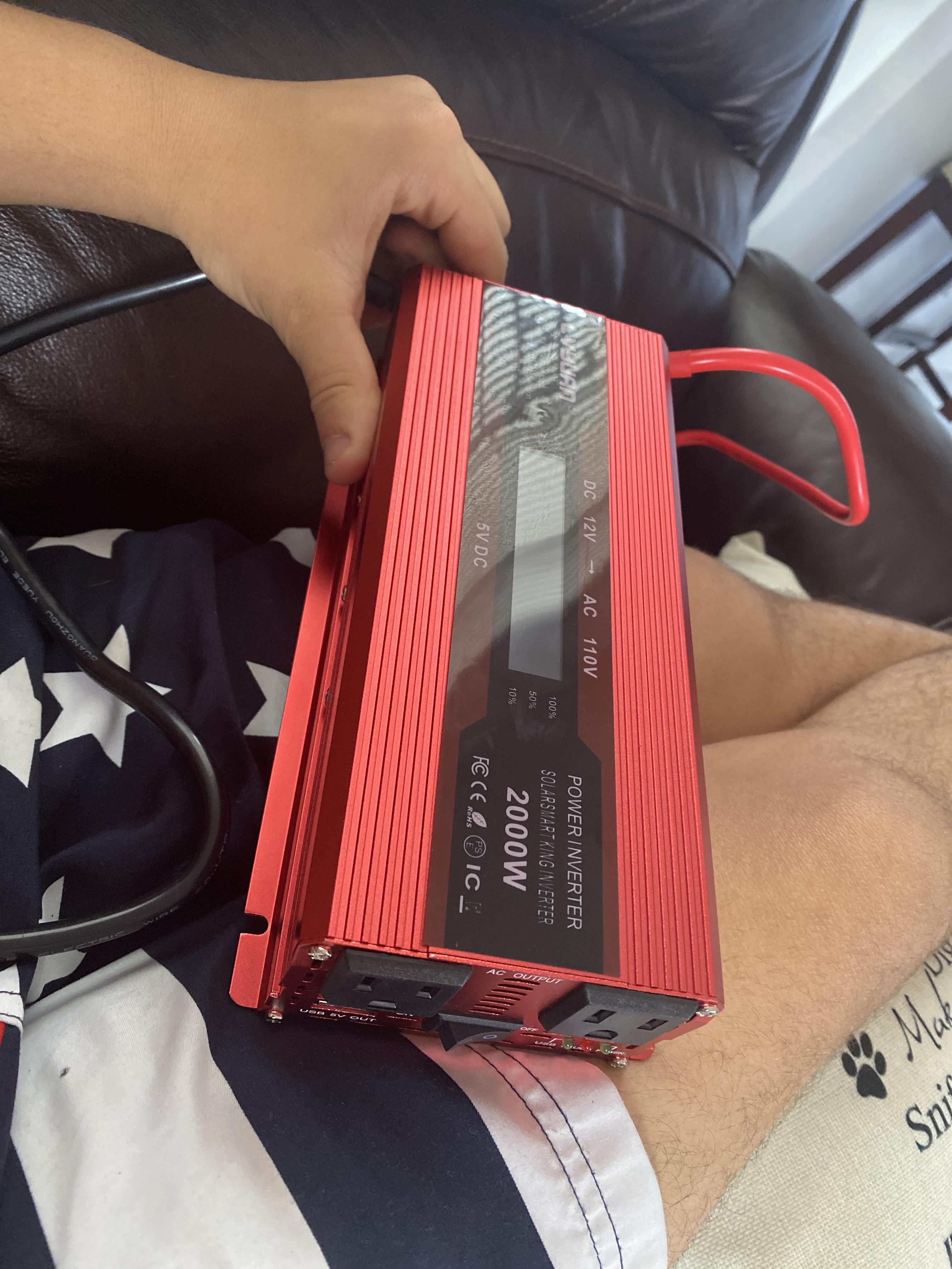 I bought this 2000 watt inverter and want to use 2000 watts but the