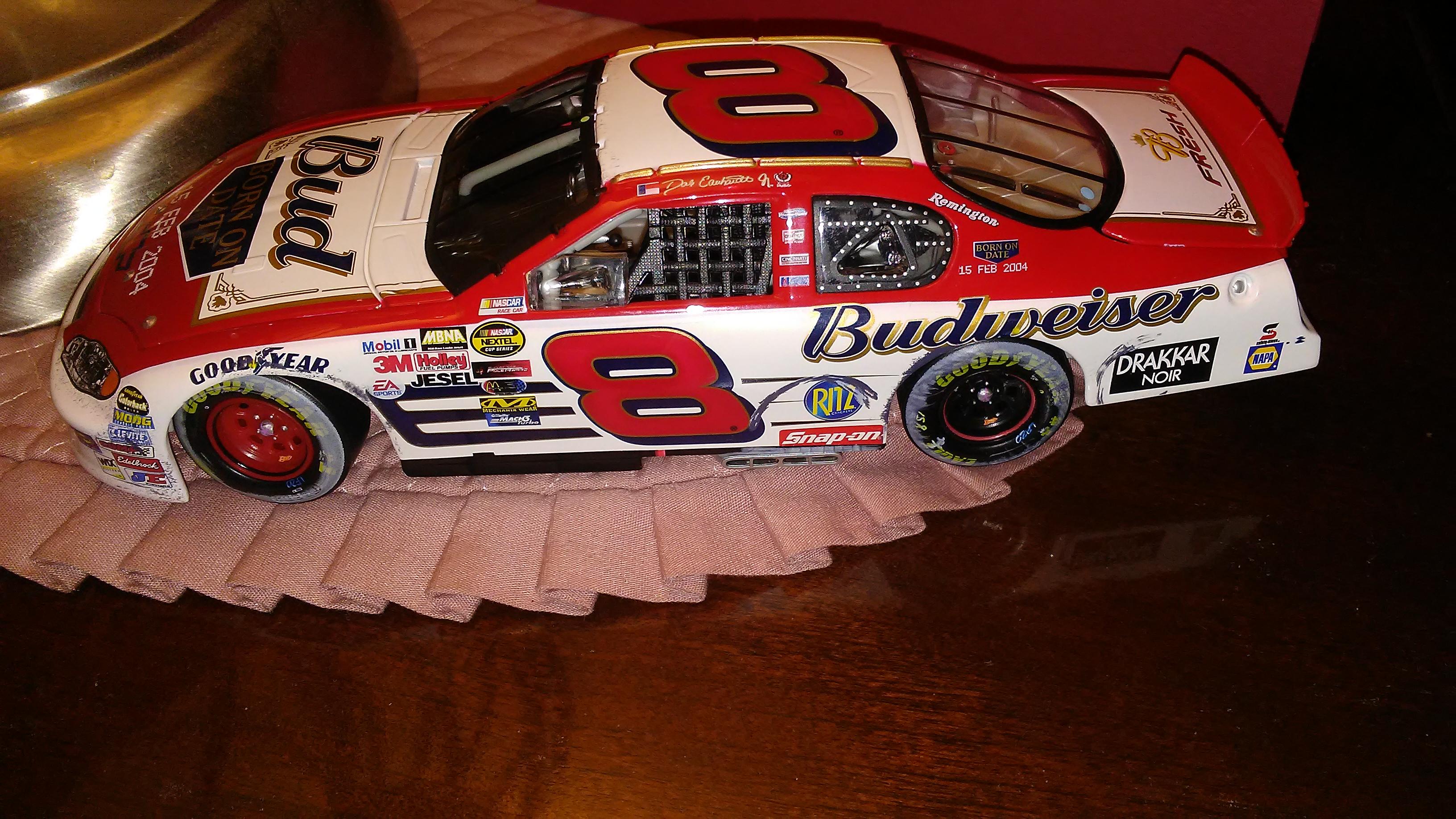 The Bud car unboxed. Just love the those old Bud schemes r/NASCAR