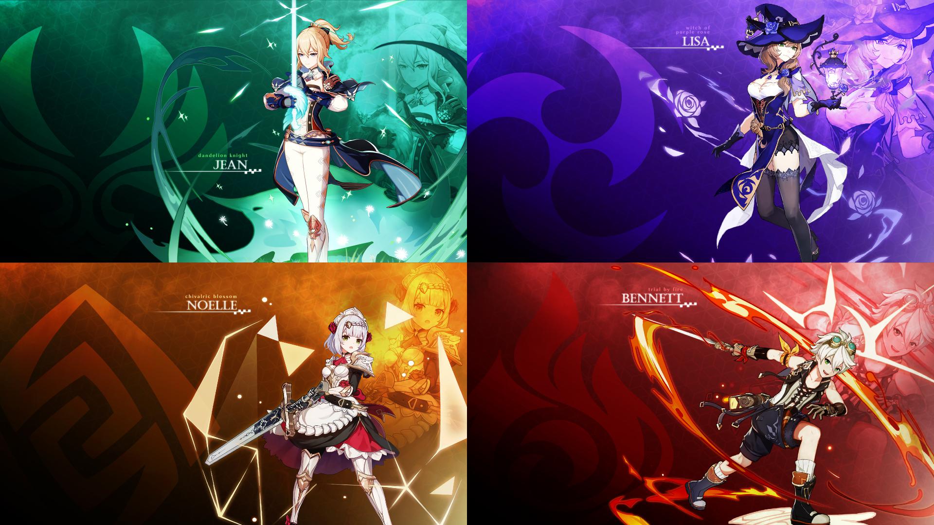 Genshin Impact Desktop Backgrounds PART 2 (download in comments