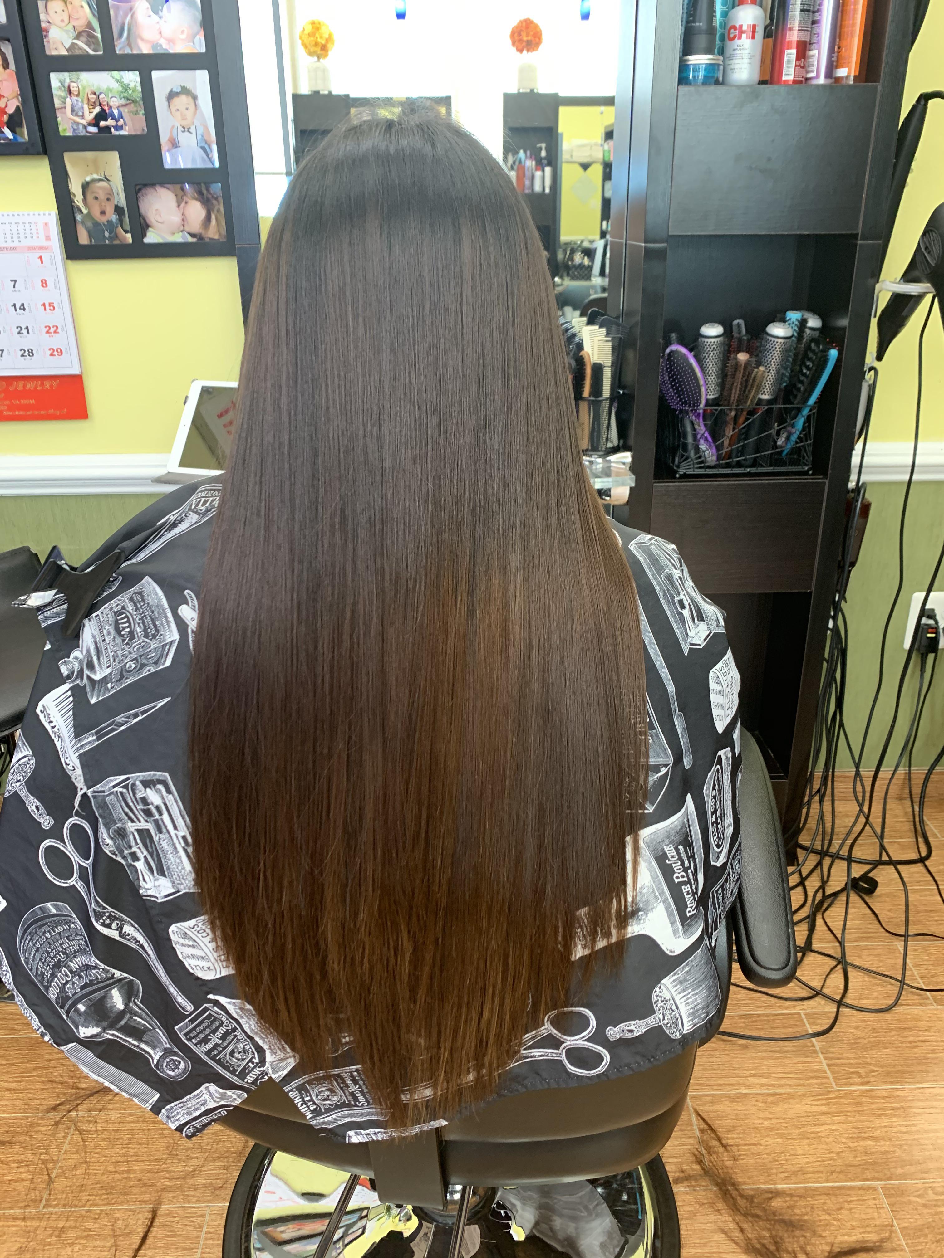 Any home solution for removing the brassiness from my hair without