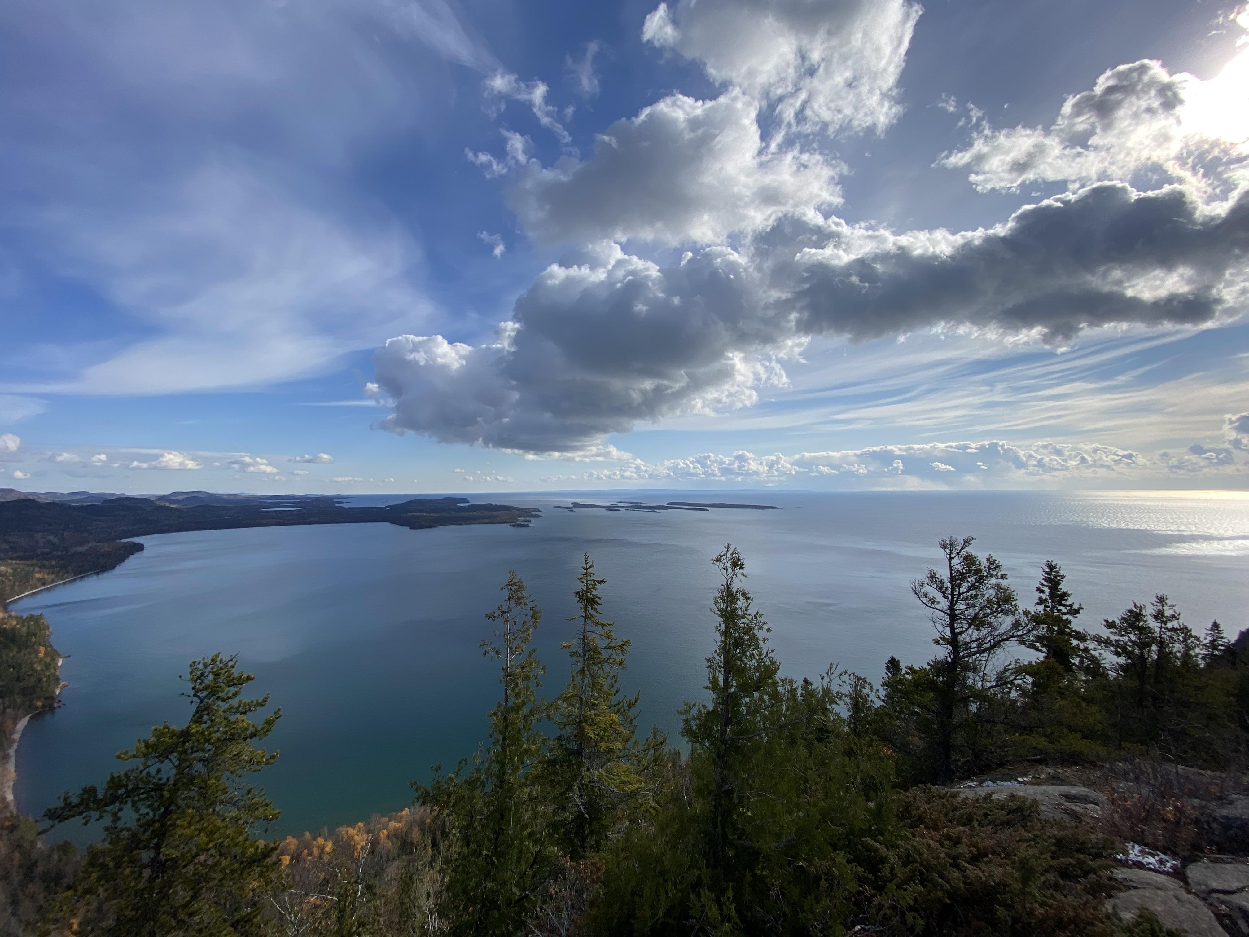 Climbed Mt. Josephine in Grand Portage this morning! You can see Canada