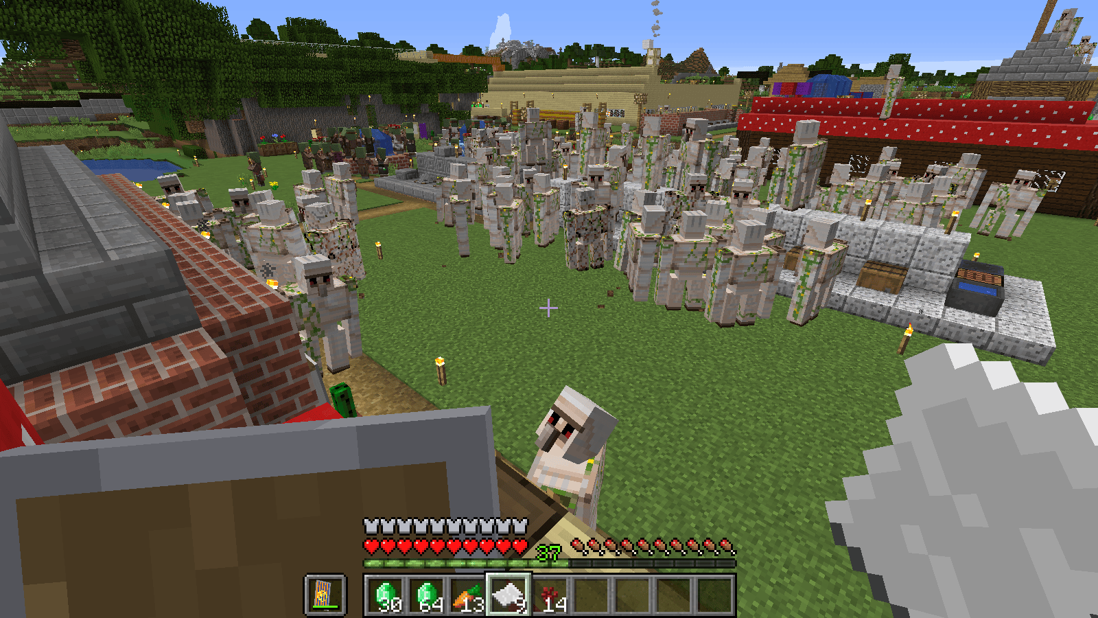 My village full of them.How the heck do I get rid of them.? Minecraft