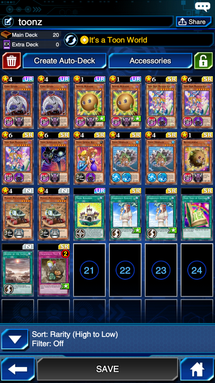[DECK] Any advice on this toon deck? Toon players get at me DuelLinks