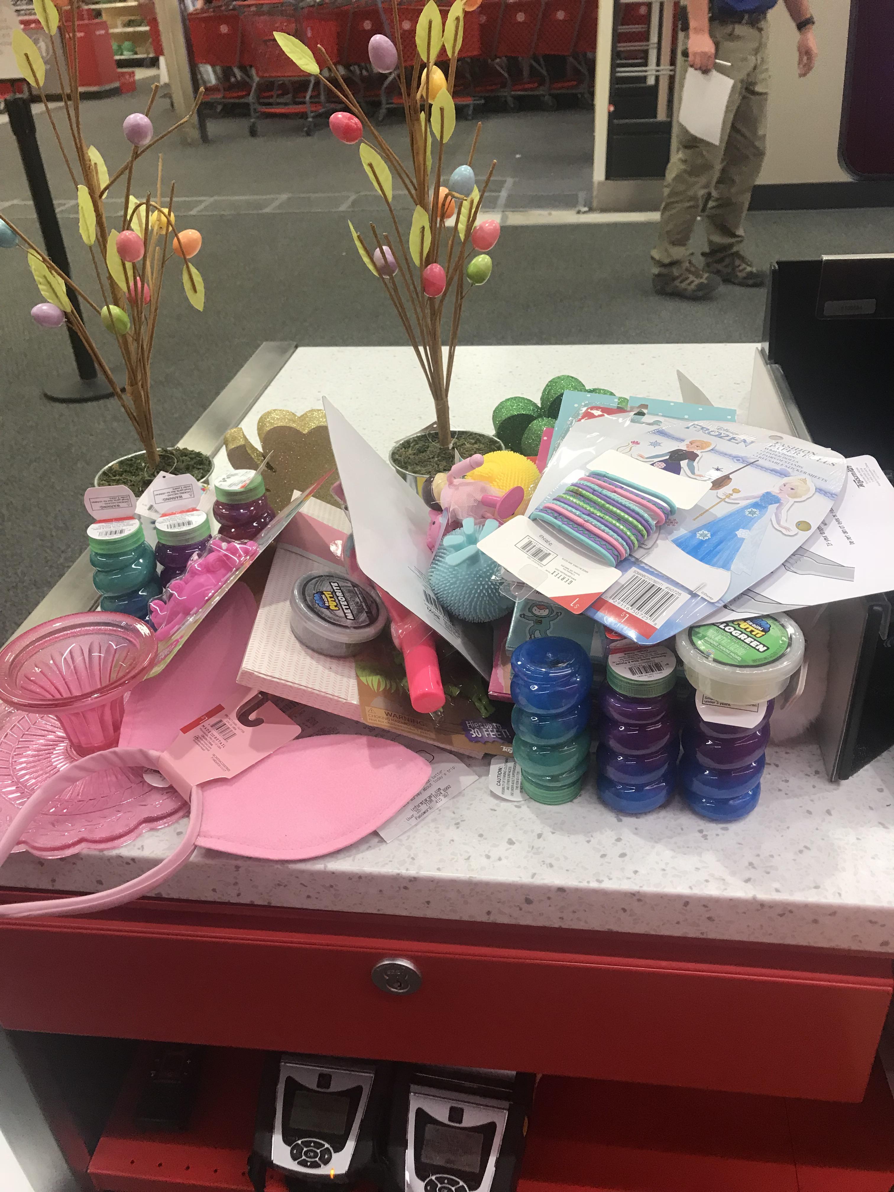 Who buys 100 worth of Dollar Spot items just to return them. r/Target