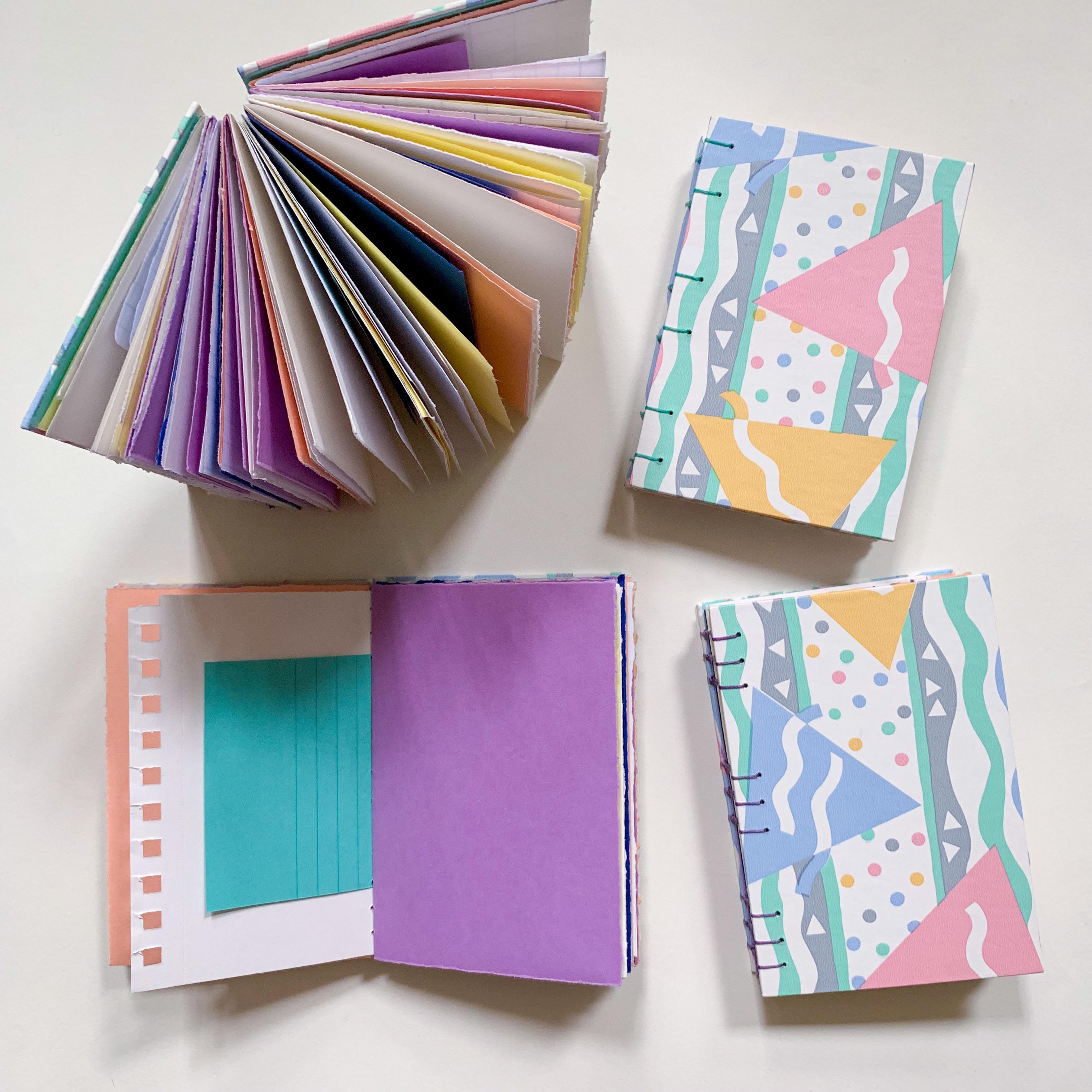 Some “Scrap” Books I Made with Paper from my Stash I want to do more