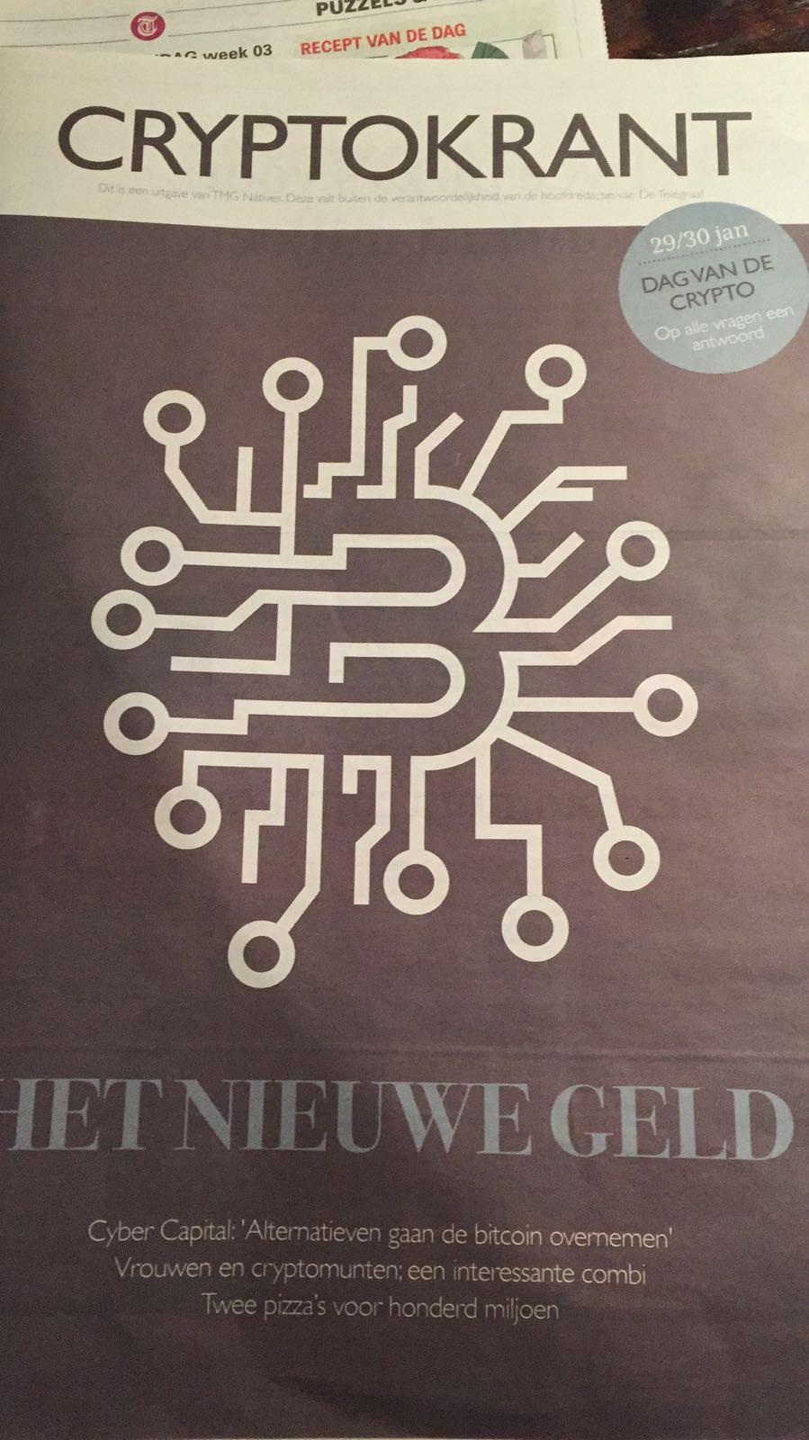Today the biggest newspaper in the Netherlands (De Telegraaf) published