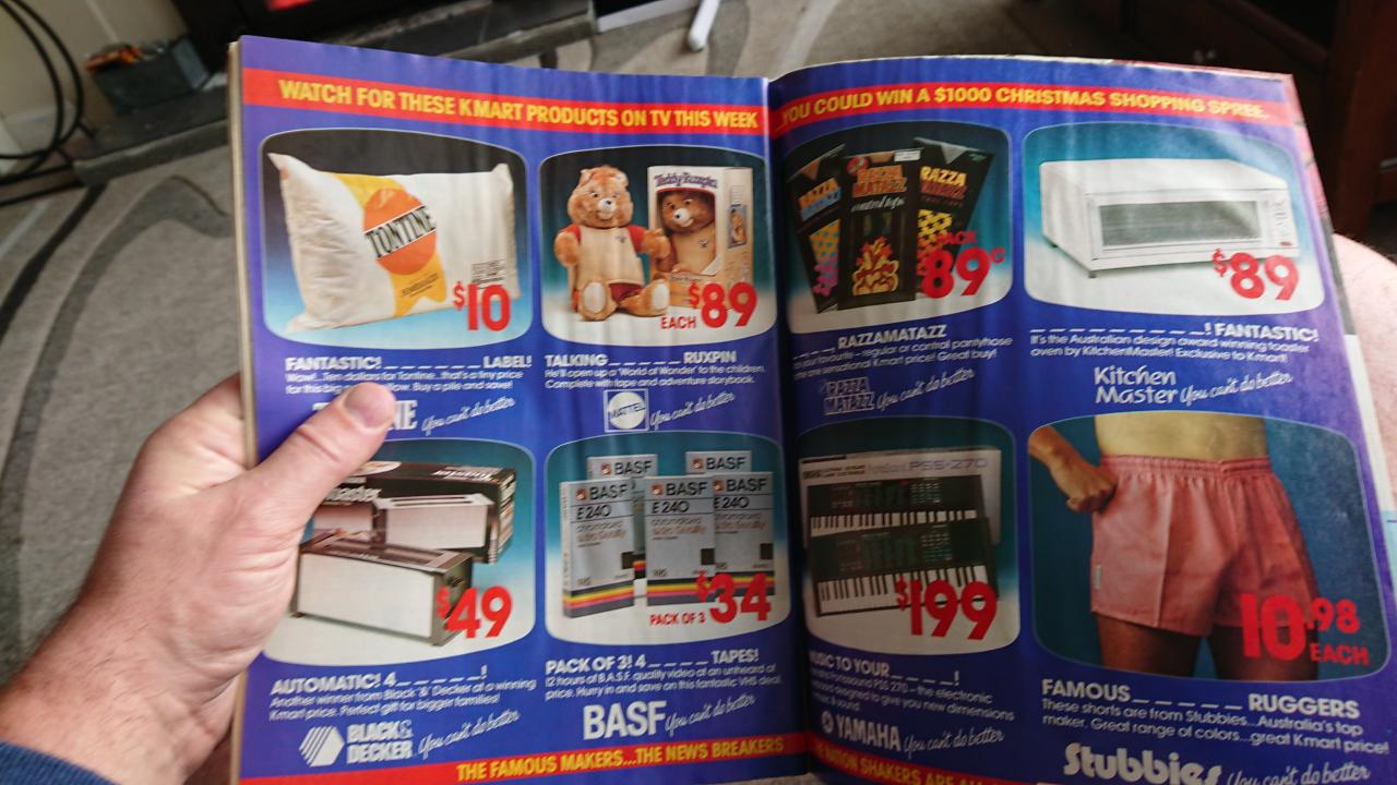 Found a magazine from 1987...here's a kmart ad. r/australia