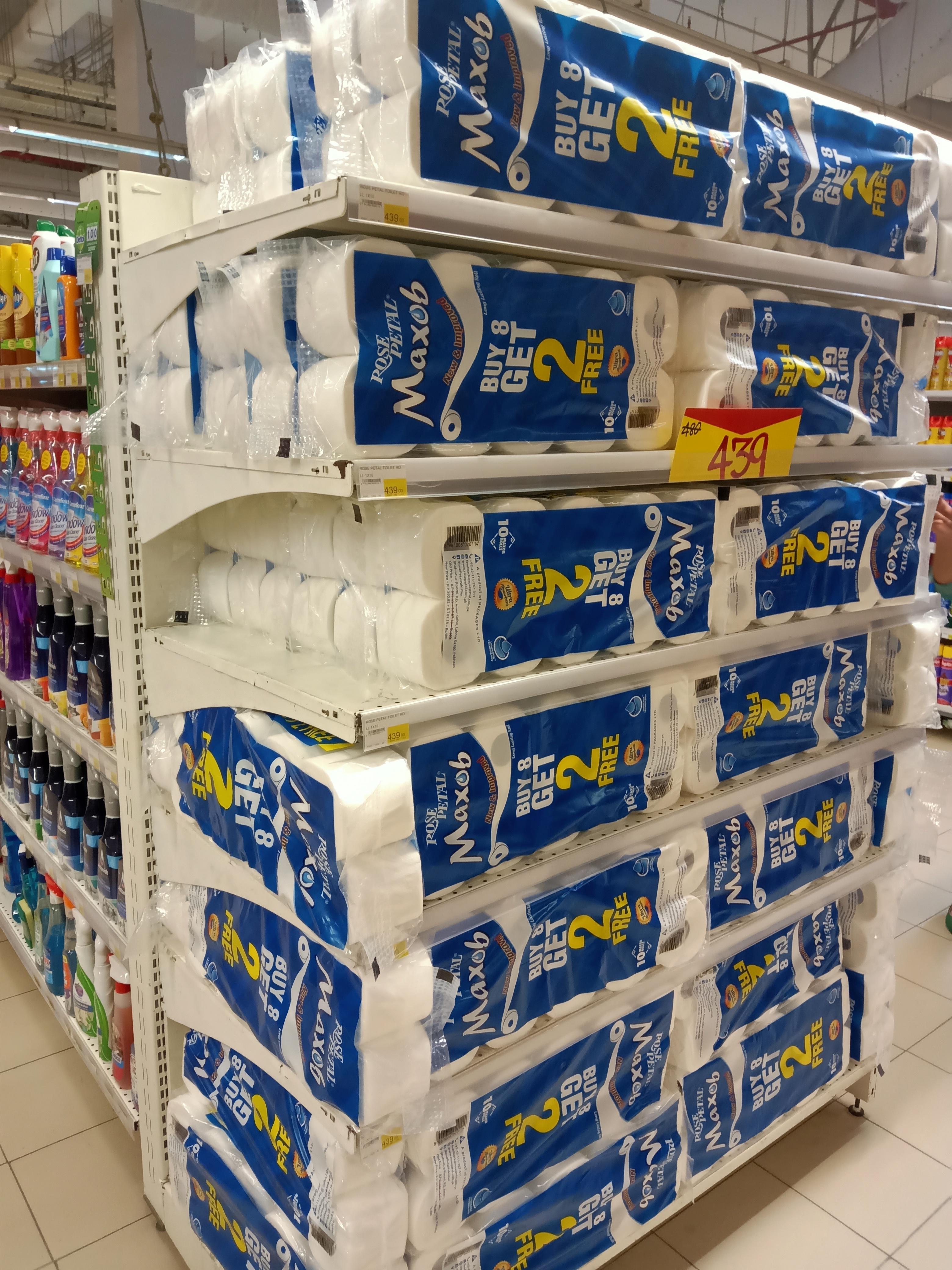 There's no shortage of toilet paper in Pakistan because here people