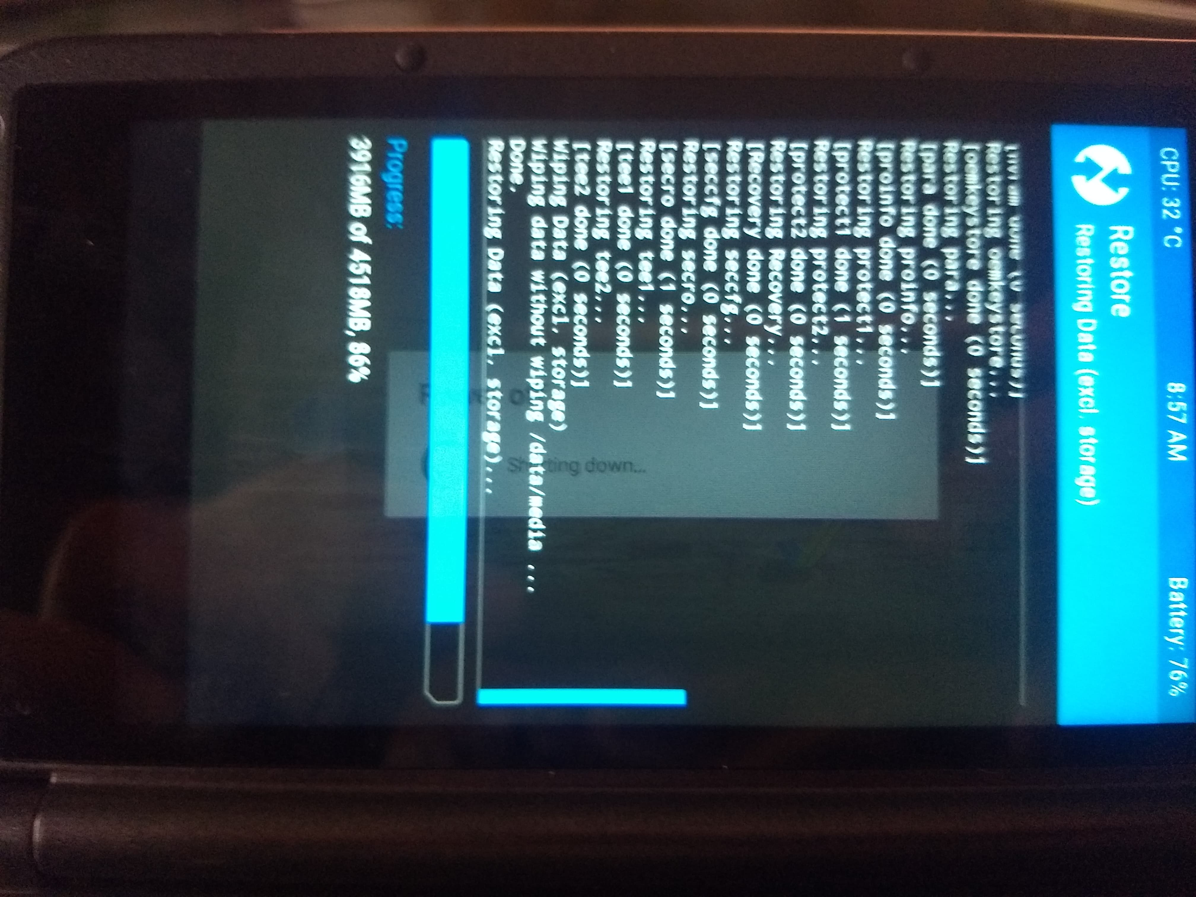 Gpd xd plus CleanRom 2.1.1.0 flickering poweroff r/gpdxd