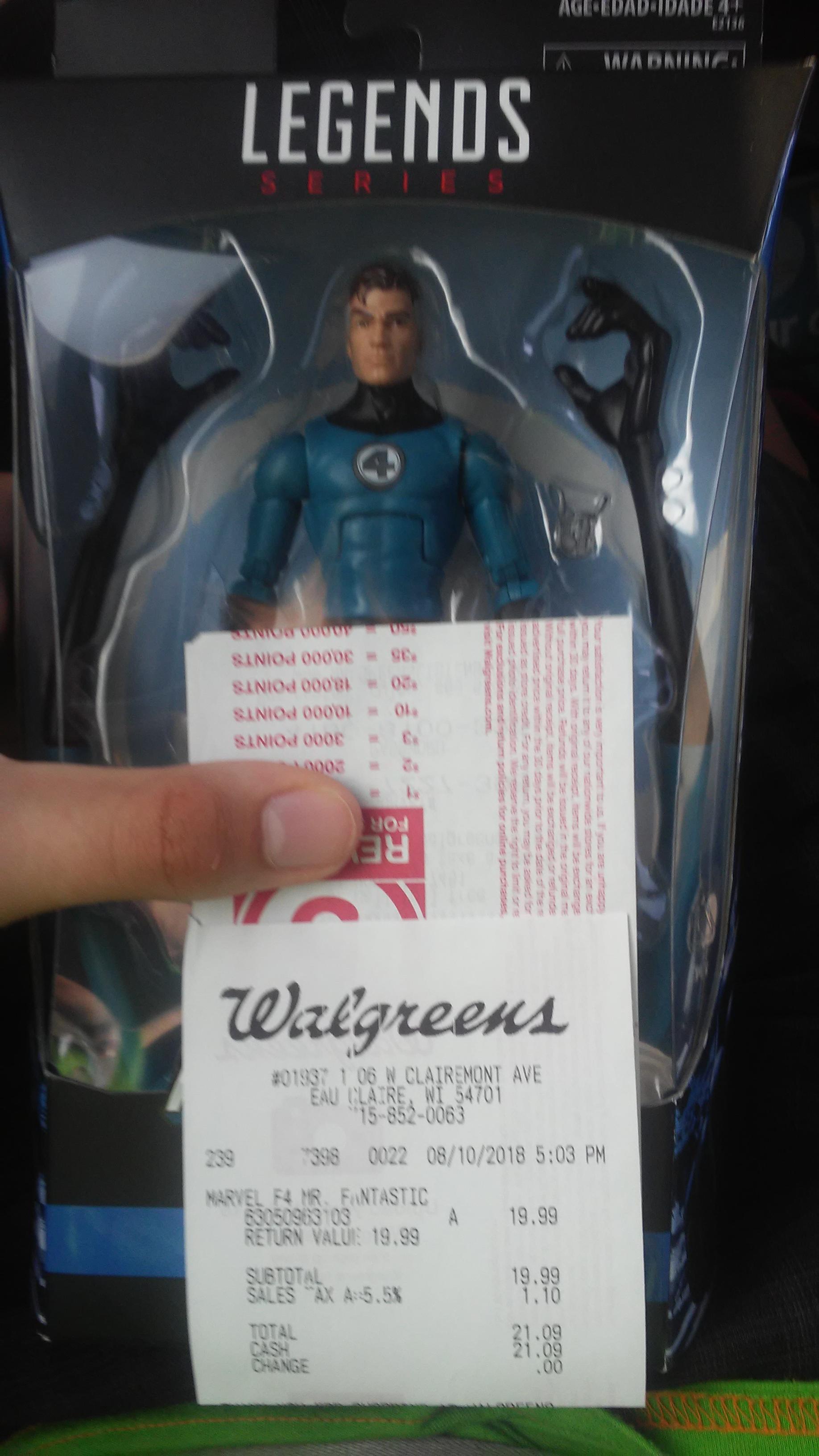 Walgreens in Eau Claire, WI has a full case of Mr. Fantastic r