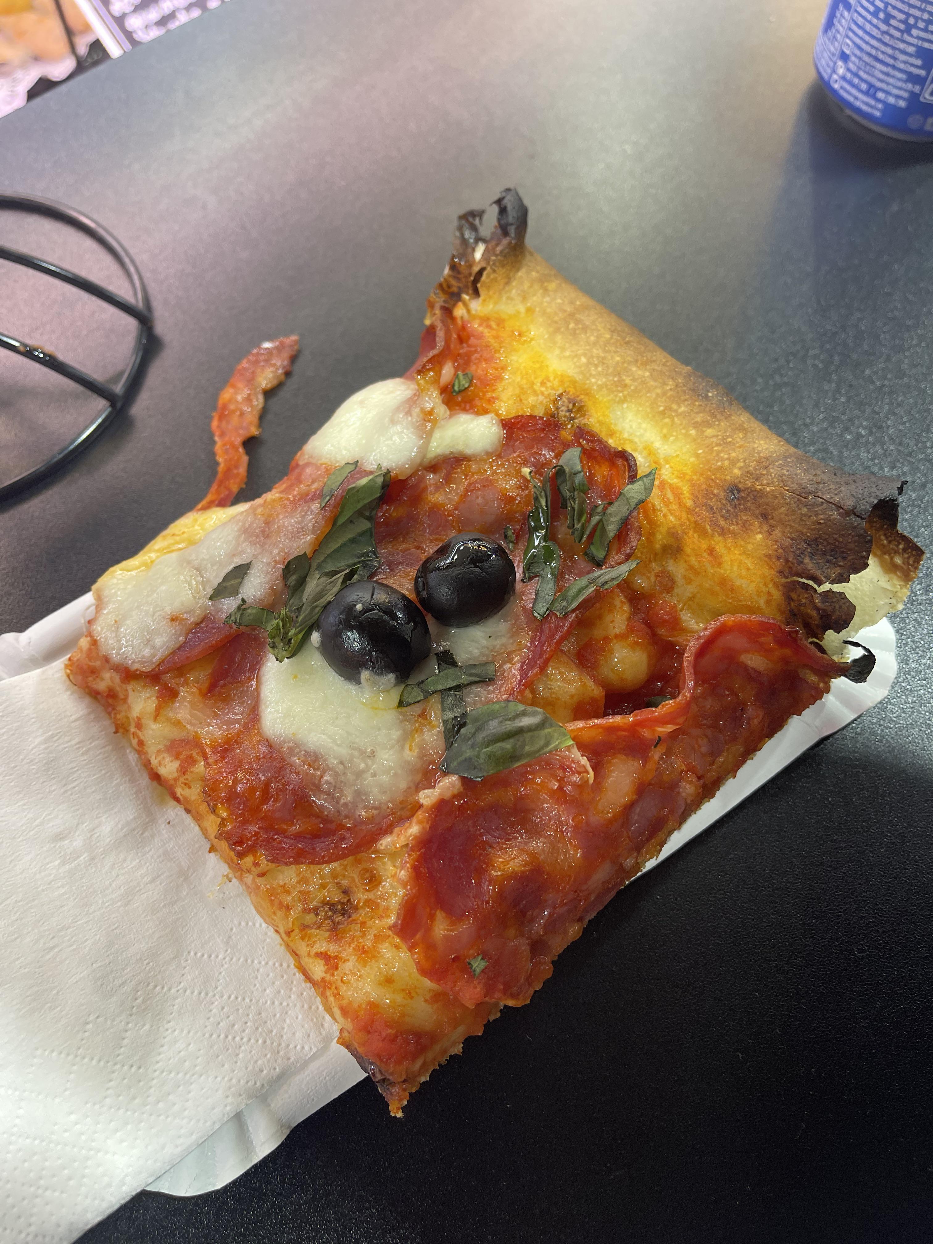 [i ate] pepperoni and olive pizza r/food