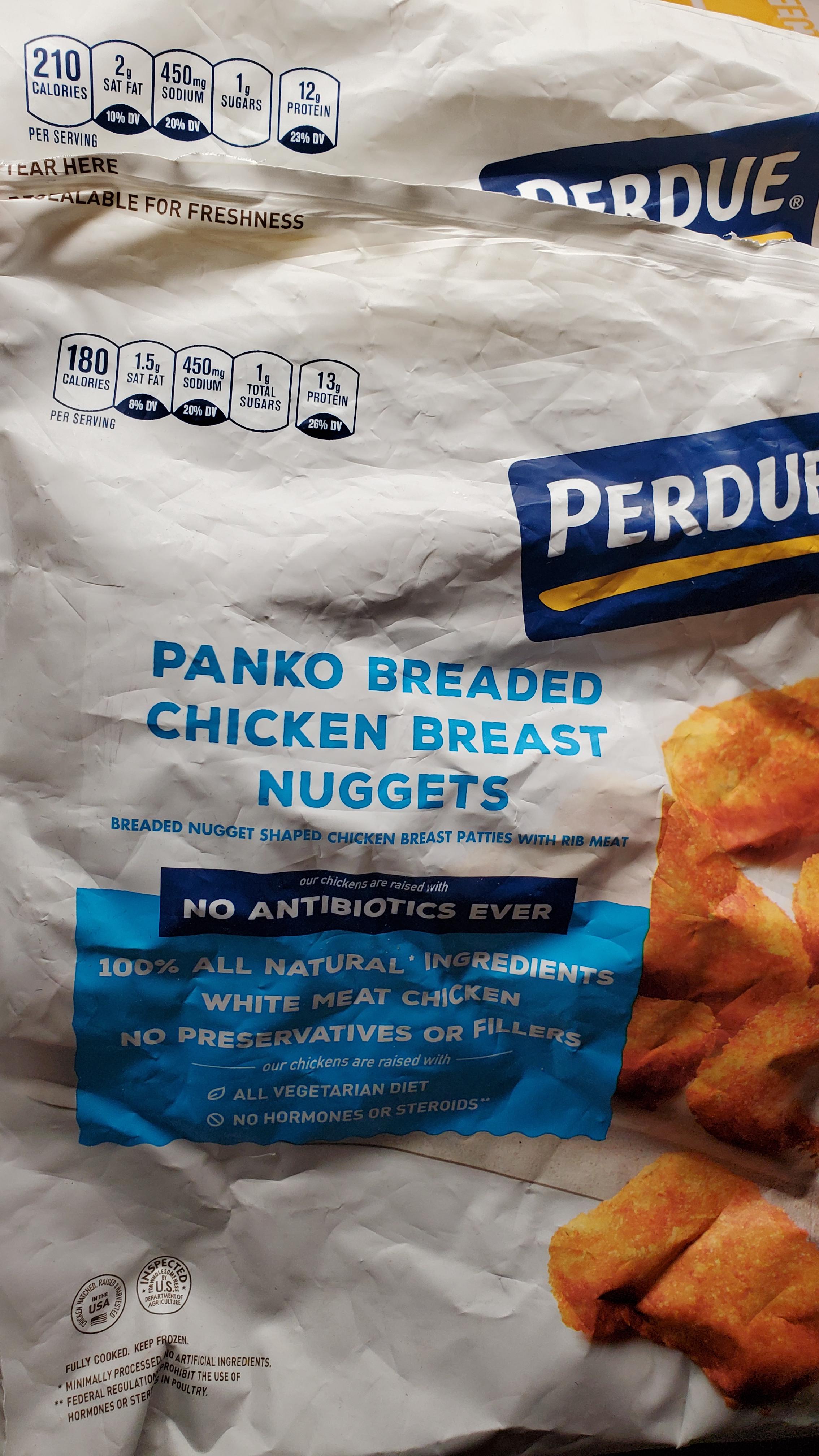 Whu the calorie and fat increase out of the blue?? PERDUE® PANKO