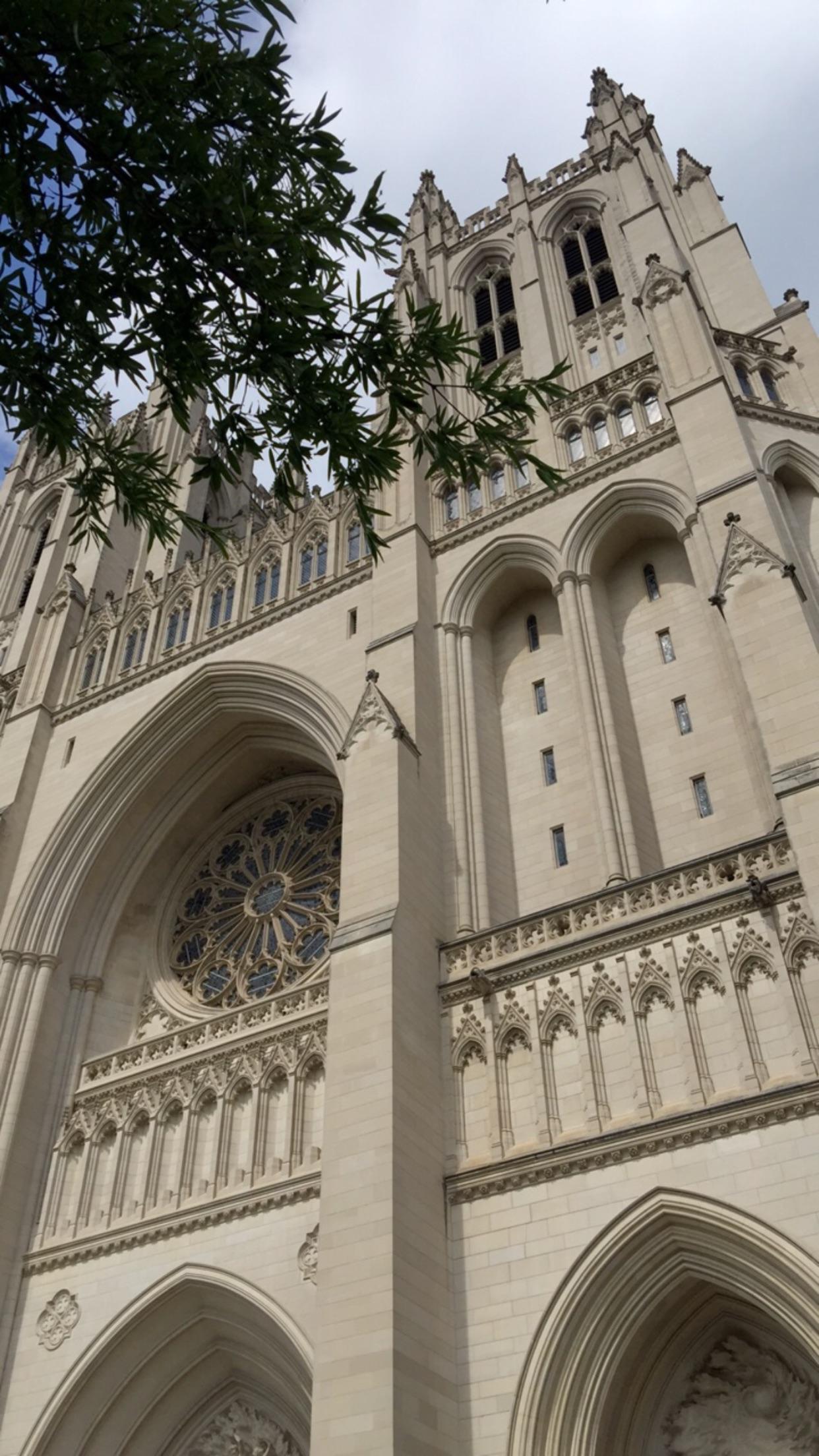 Not a a very good photo, but this is the National Cathedral in