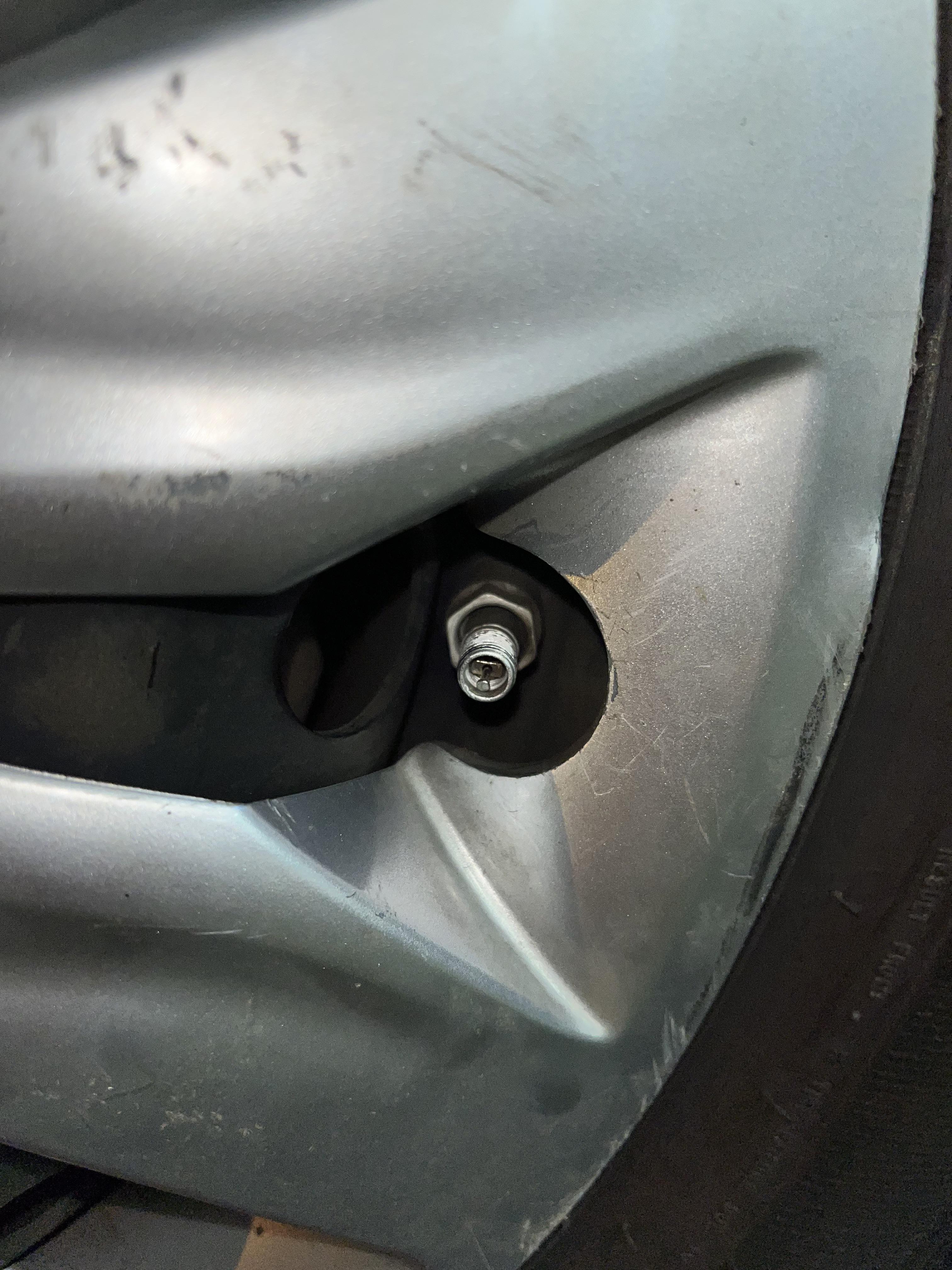 My cars tire stem valve thing won’t take any air? The little pin inside