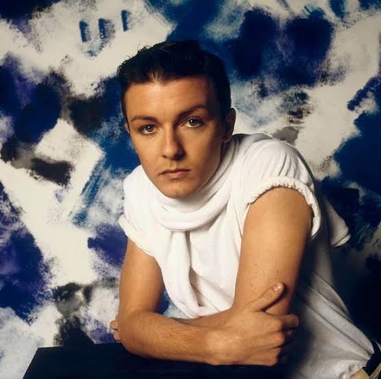 Ricky Gervais 1982 when he was lead singer of the new wave pop band