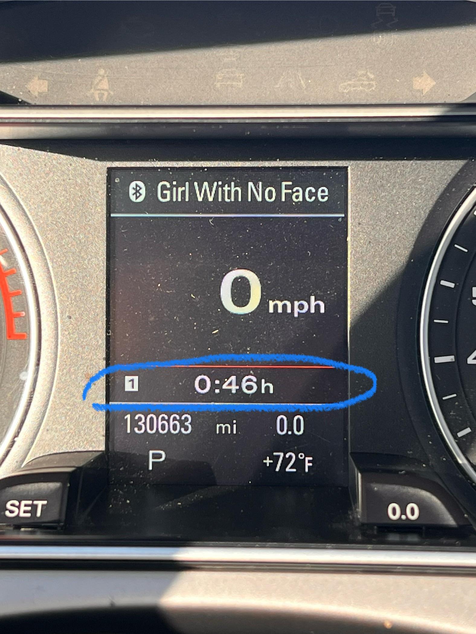 Audi A4 2014 how to see miles left until empty? : r/Audi