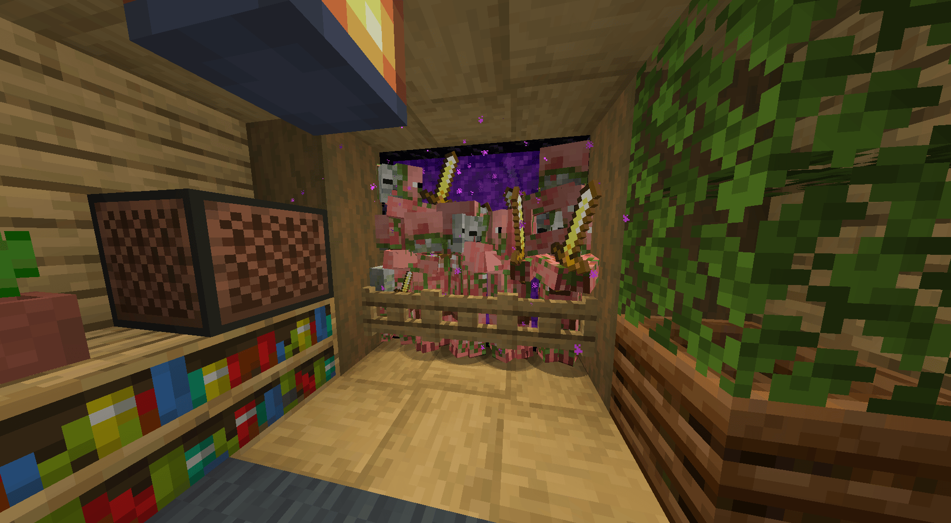 How to make a zombie pigman farm just make a nether portal! Minecraft