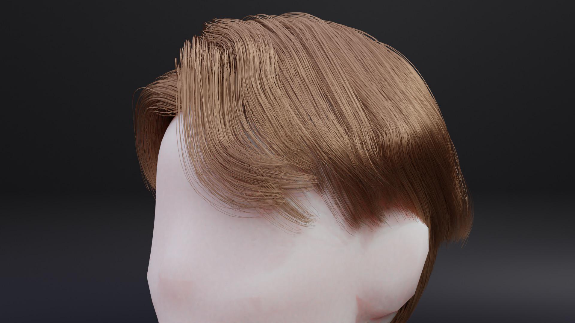 The addon is amazing (Hair Particles made from curves) Link in