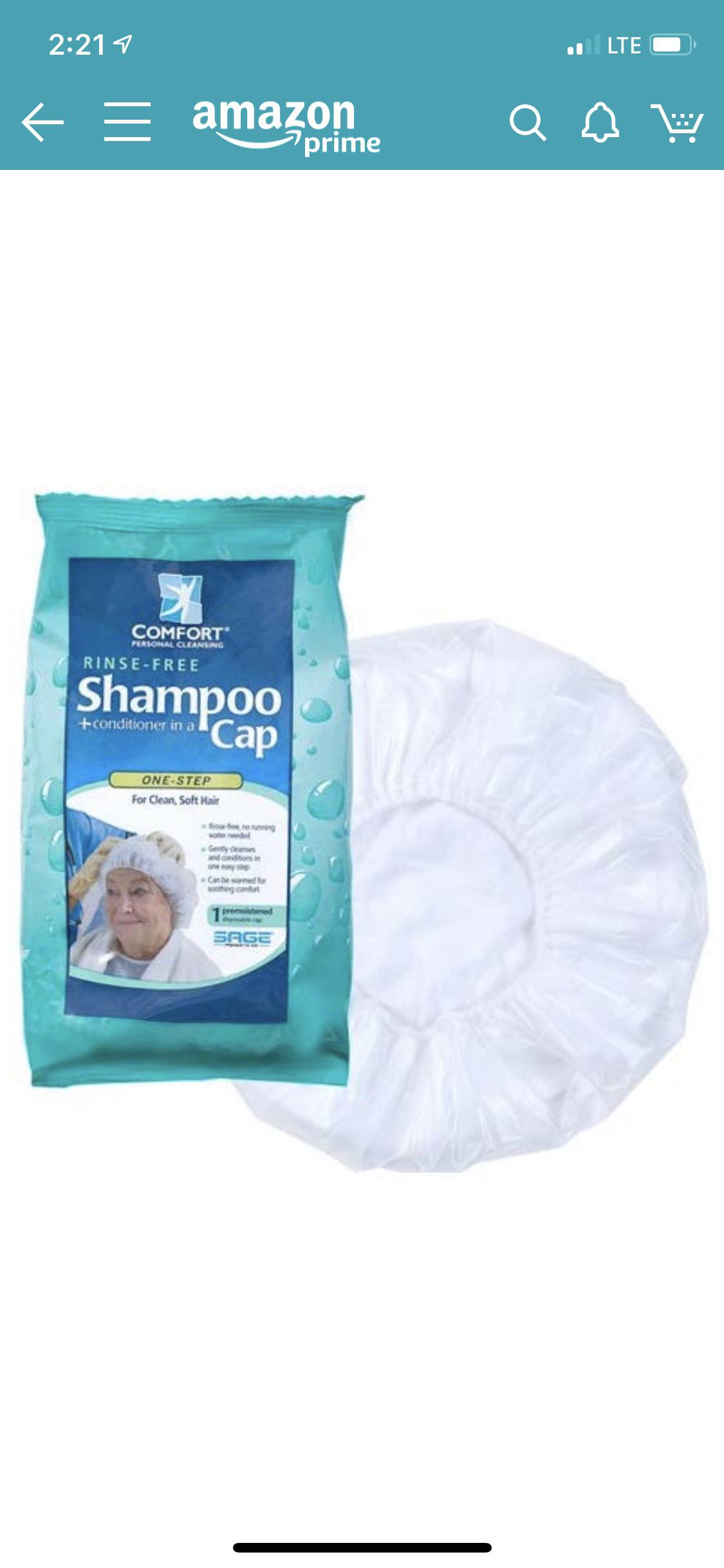 No rinse shower cap r/ofcoursethatsathing