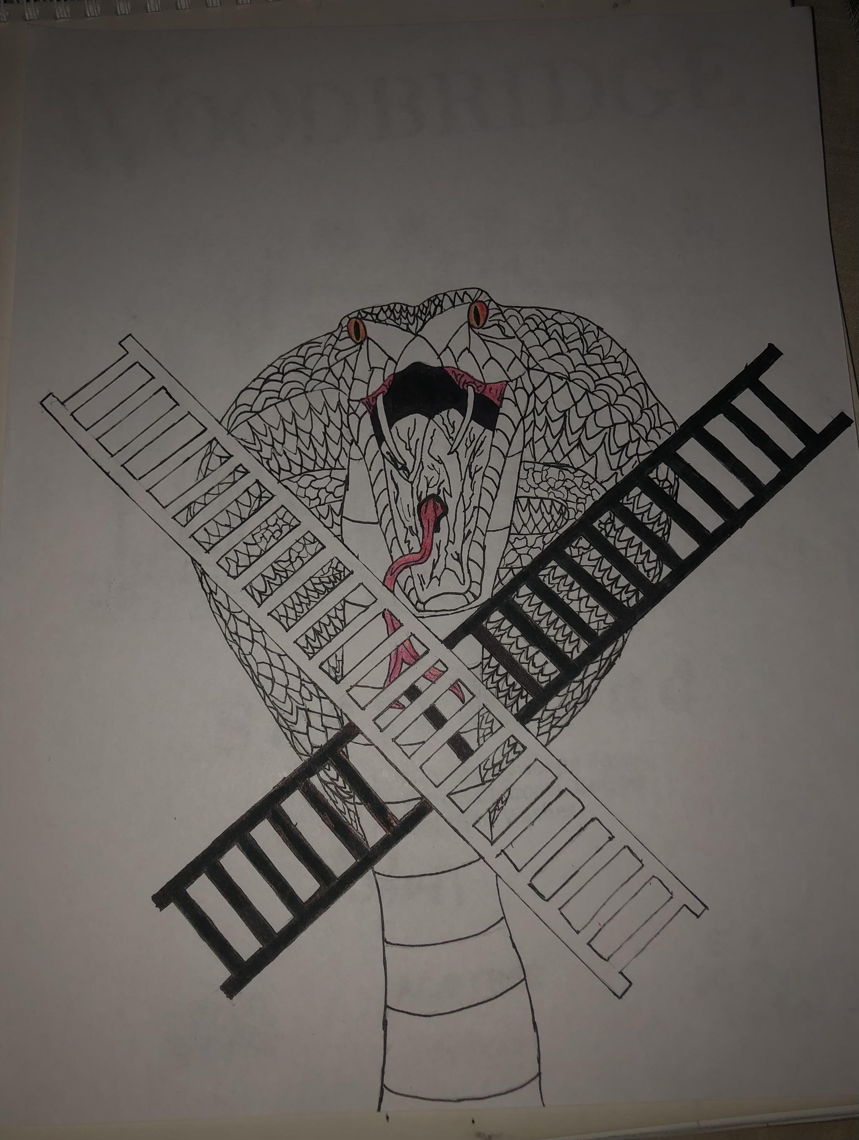 Took the famous quote “No Snakes, Just Ladders” and tried making a