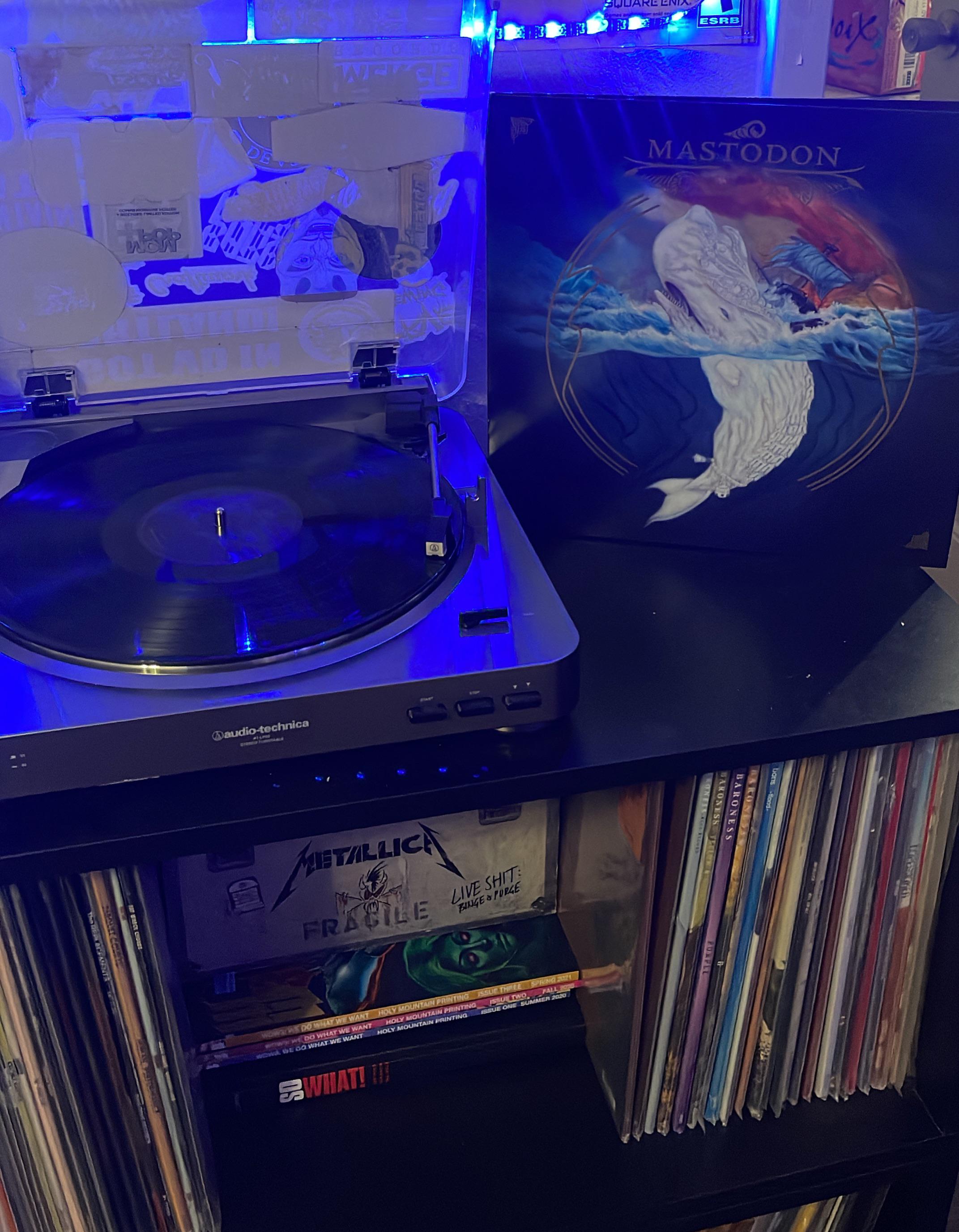 Mastodon Leviathan 180G press scored off eBay. One of the best modern