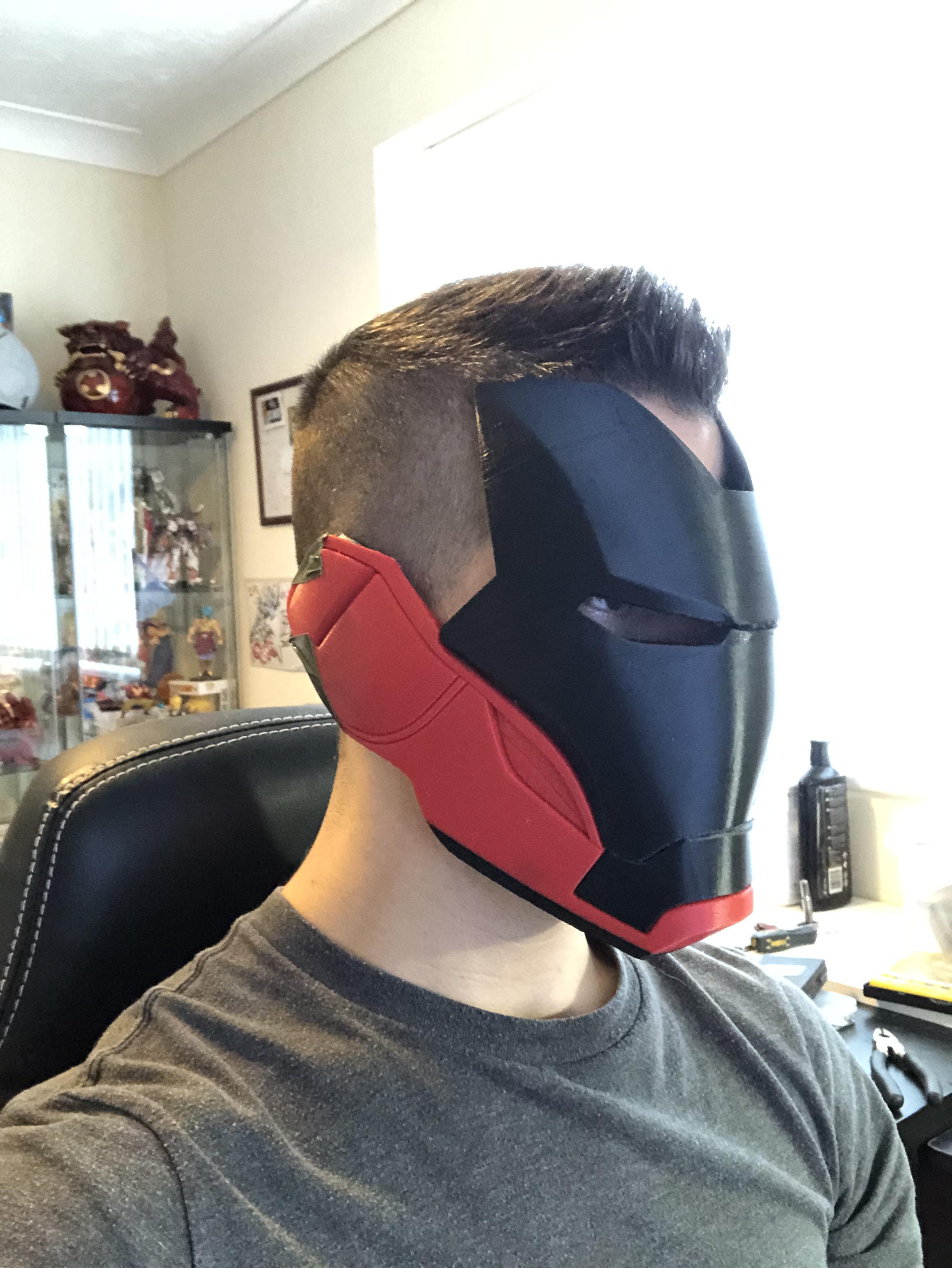 Accidentally made a cool Airsoft/Paintball Mask while printing a helmet