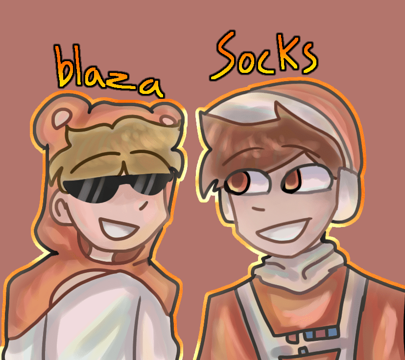 fanart for blaza socksfor1