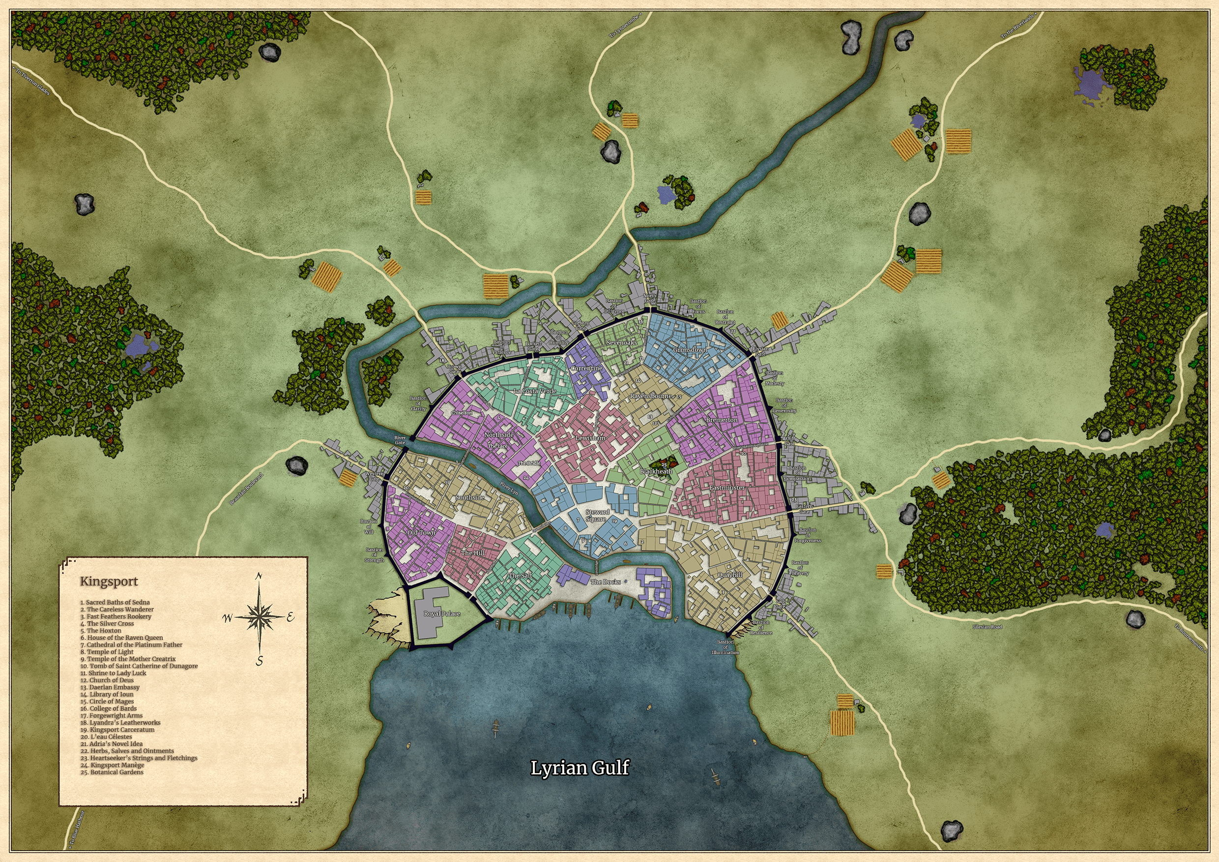 Map of Kingsport (Updated) Thanks for the tips and advice. Much happier with the result now! r