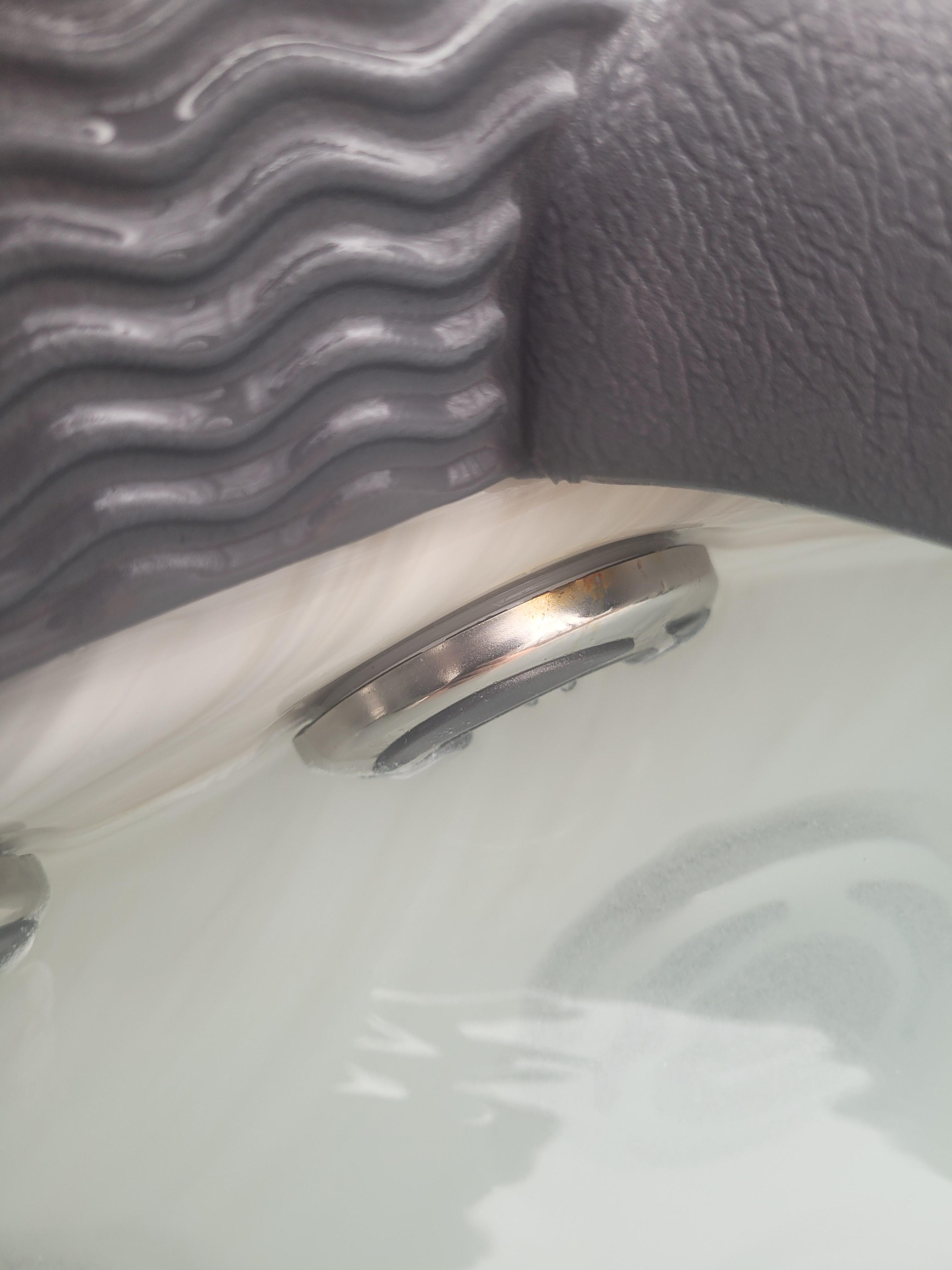 Newer Hot Tub. 6 months old. rust on one of the jets starting to appear