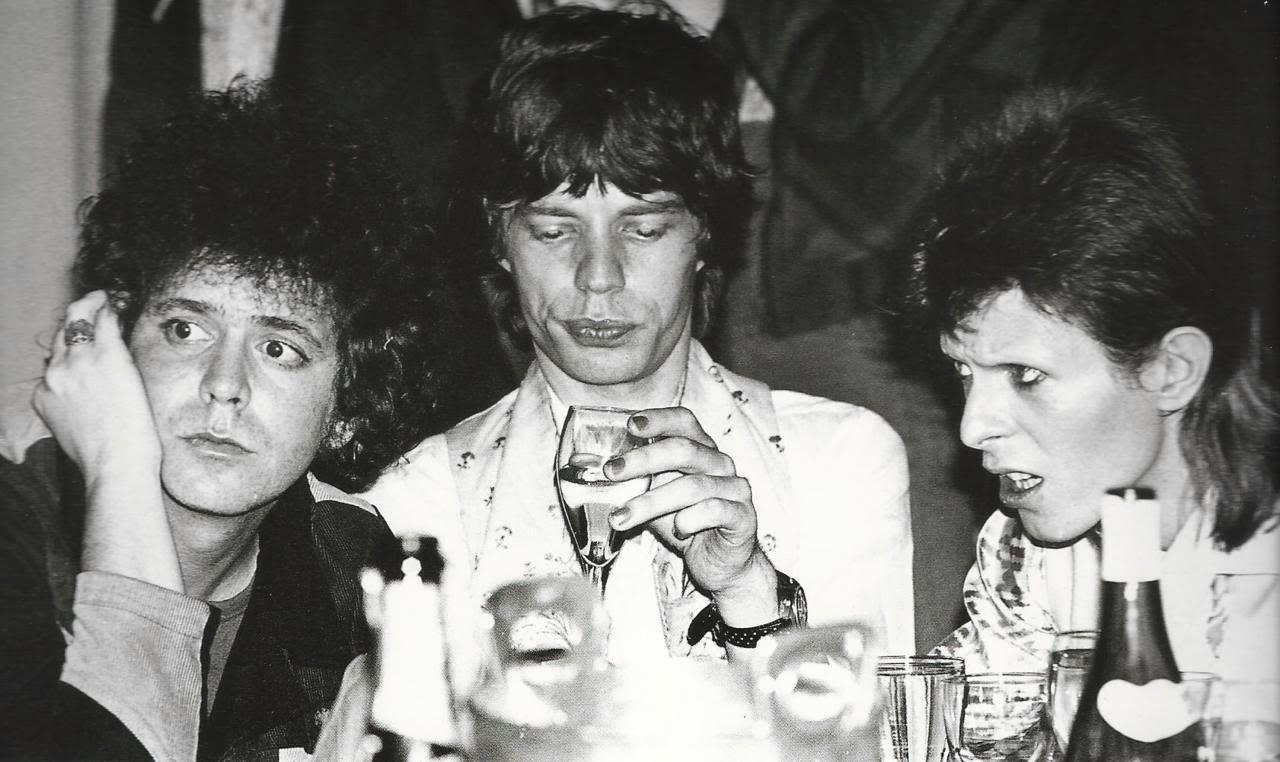 Lou Reed, Mick Jagger and David Bowie (1973) r/OldSchoolCelebs