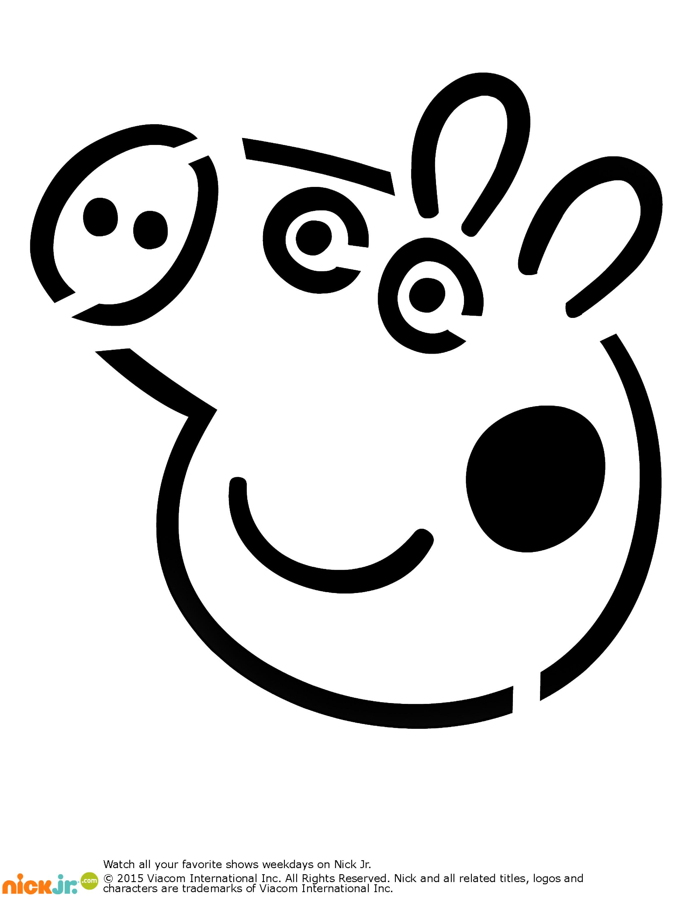 Peppa Pig (Free Pumpkin Stencil Pumpkin Pattern Pumpkin Template Peppa Pig (Free Pumpkin Stencil Pumpkin Pattern Pumpkin Template