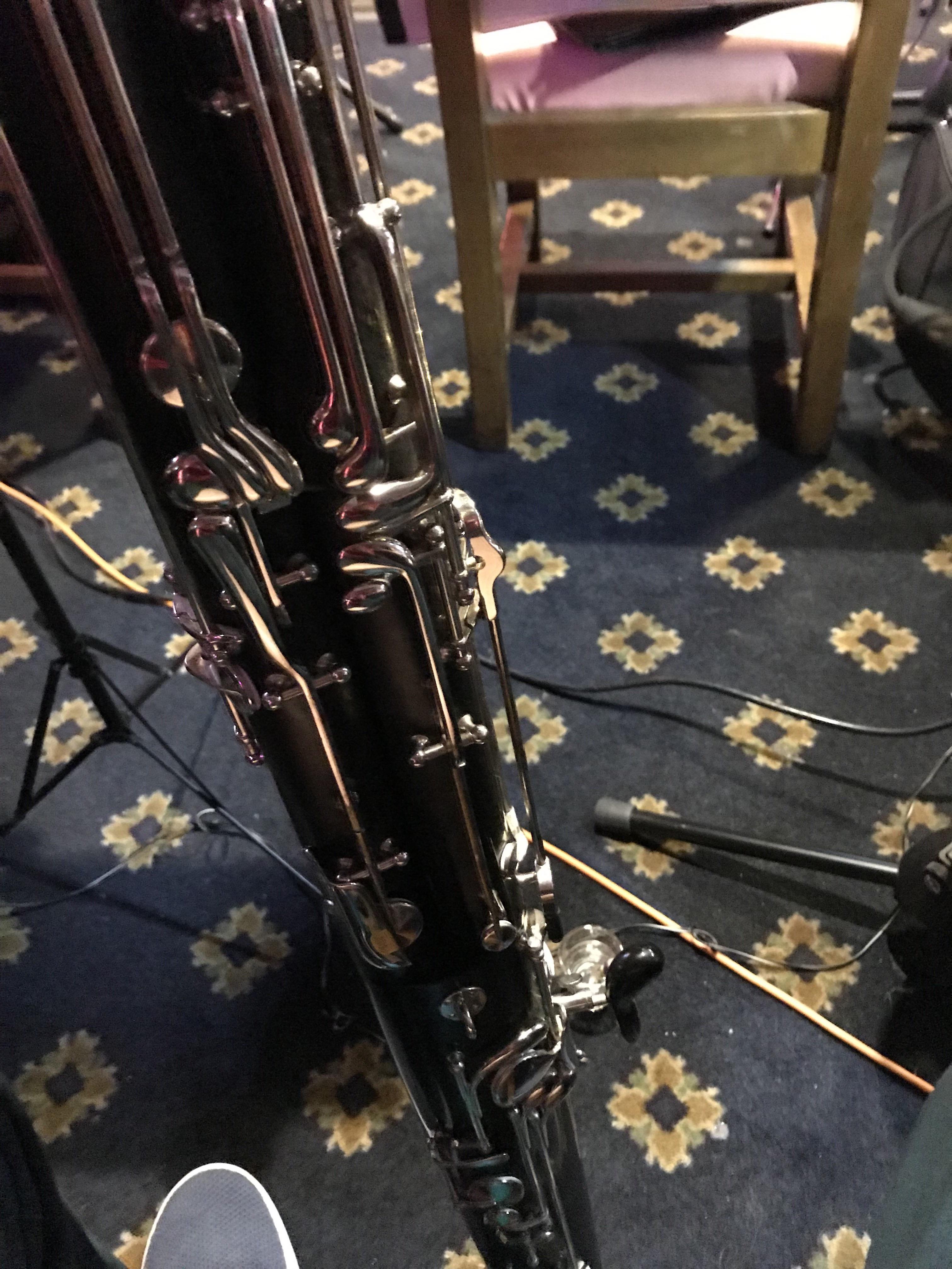 Just finished playing a jazz gig. On... wait for it... bassoon... r