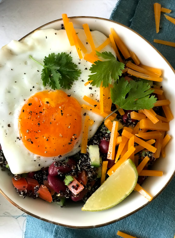 Quinoa Bowl with Fried Egg r/FoodPorn