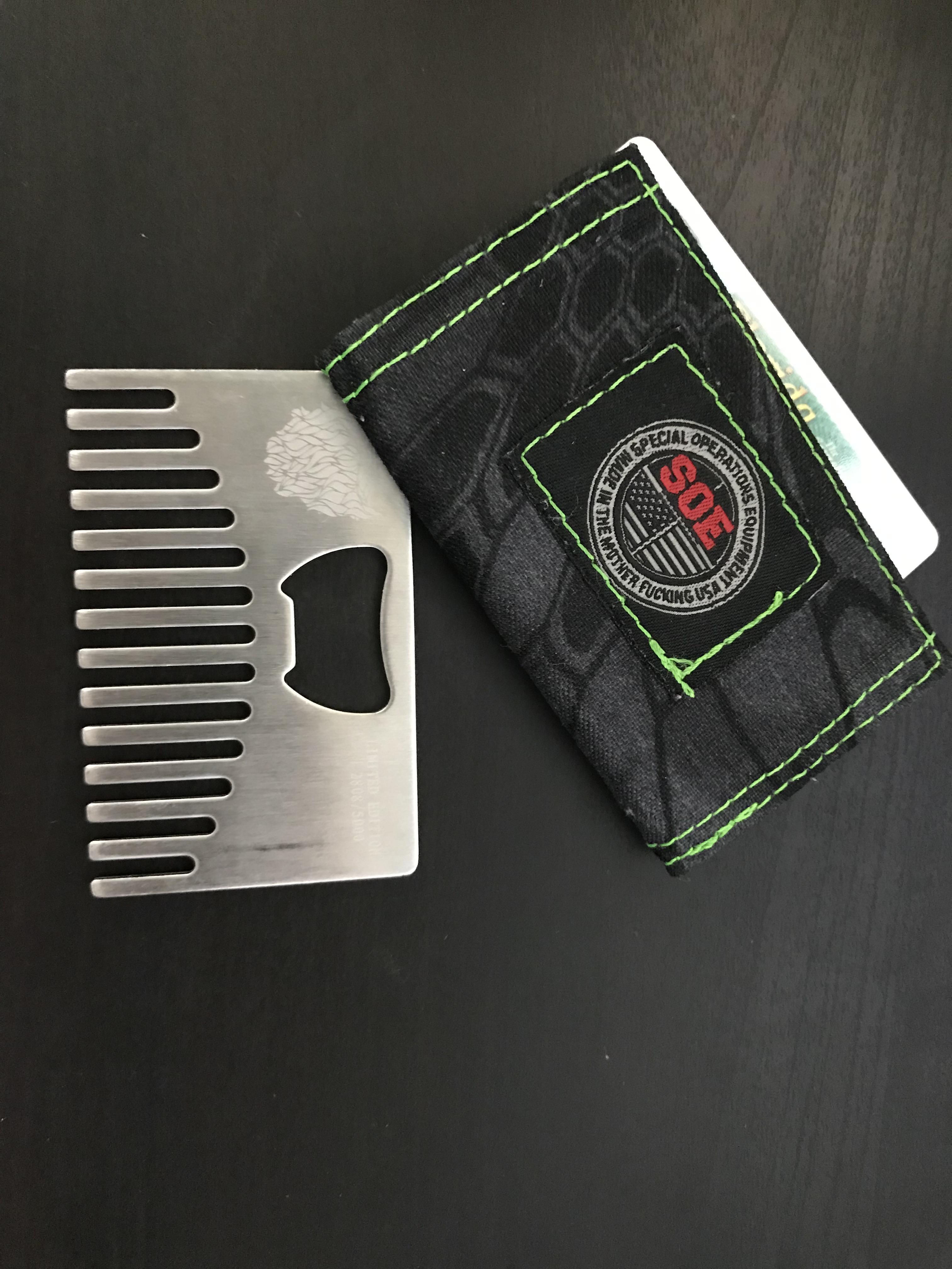 The best “wallet” I’ve ever owned. The SOE gear business card holder