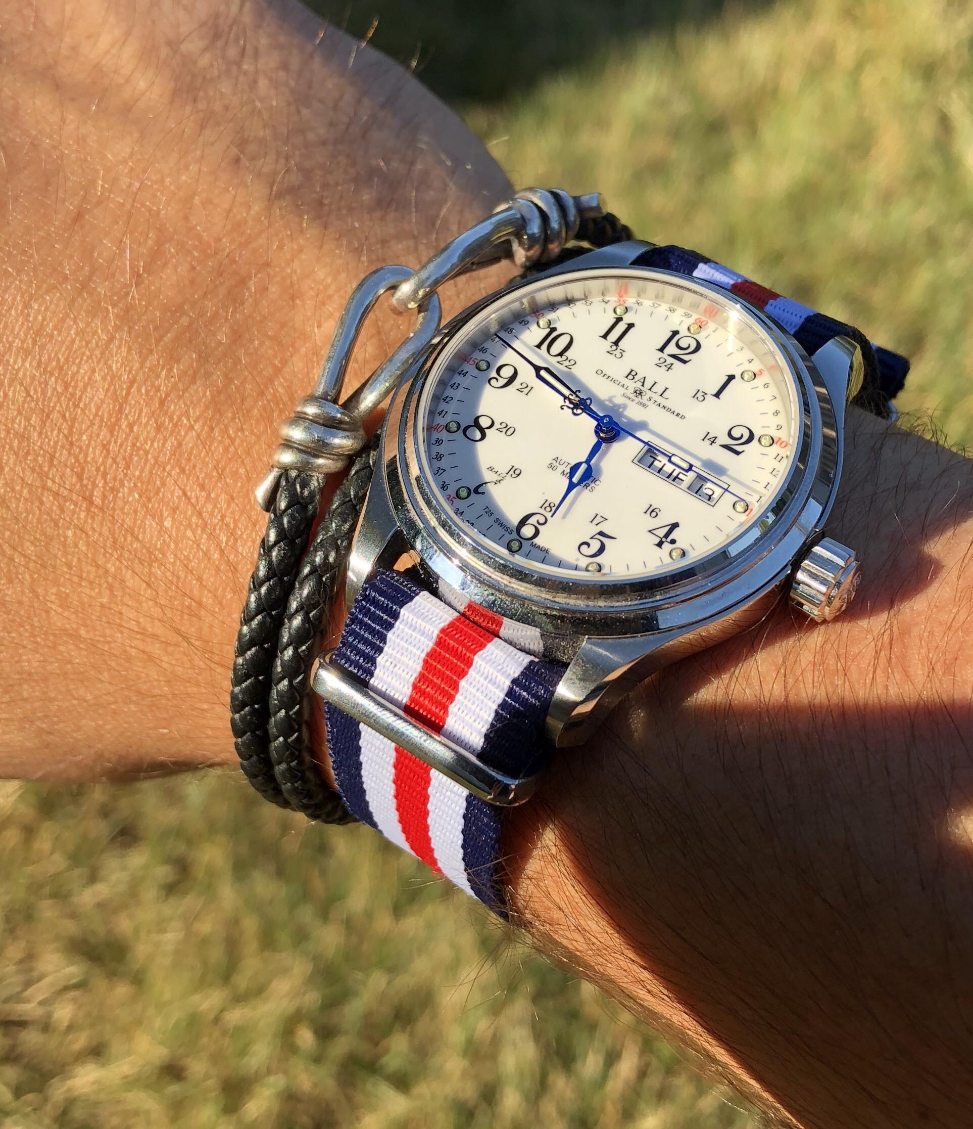 [Ball] Trainmaster + Patriotic NATO r/Watches