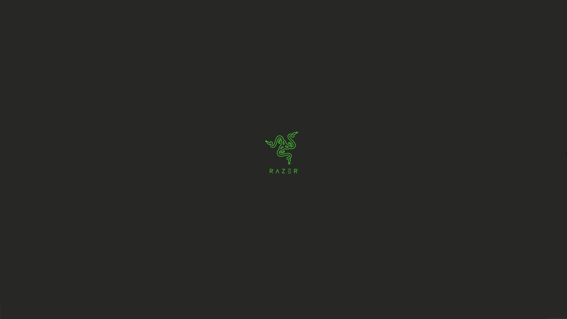 [1920x1080] Razer logo matching Razer Central boot splash r/wallpaper