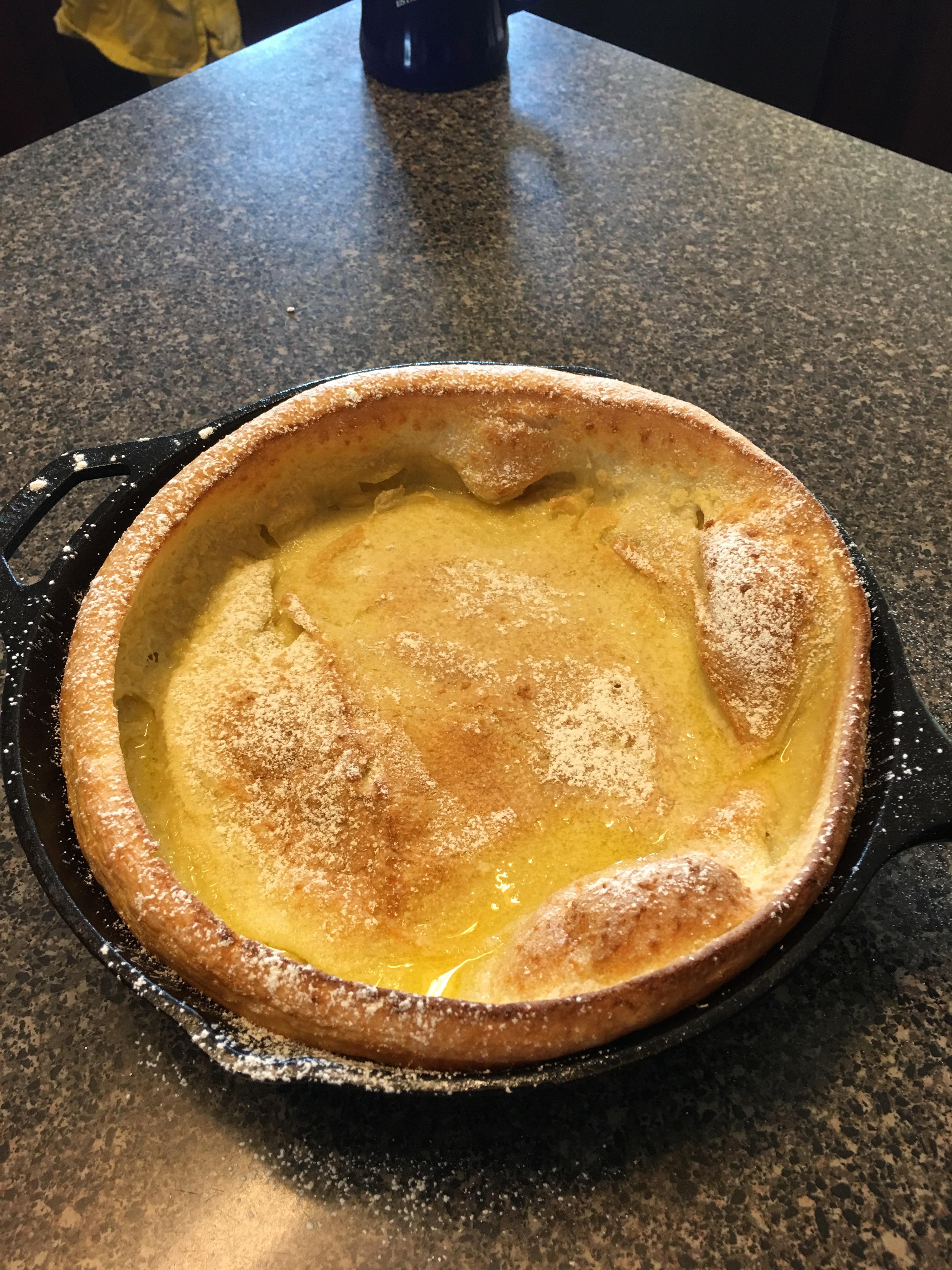 Almond Milk Dutch Baby r/castiron
