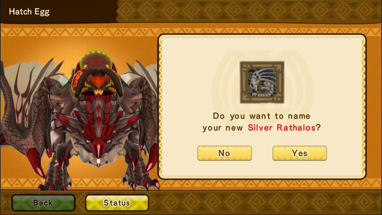 Hatching a Gnarly Silver Rathalos egg gave me these amazing red accents