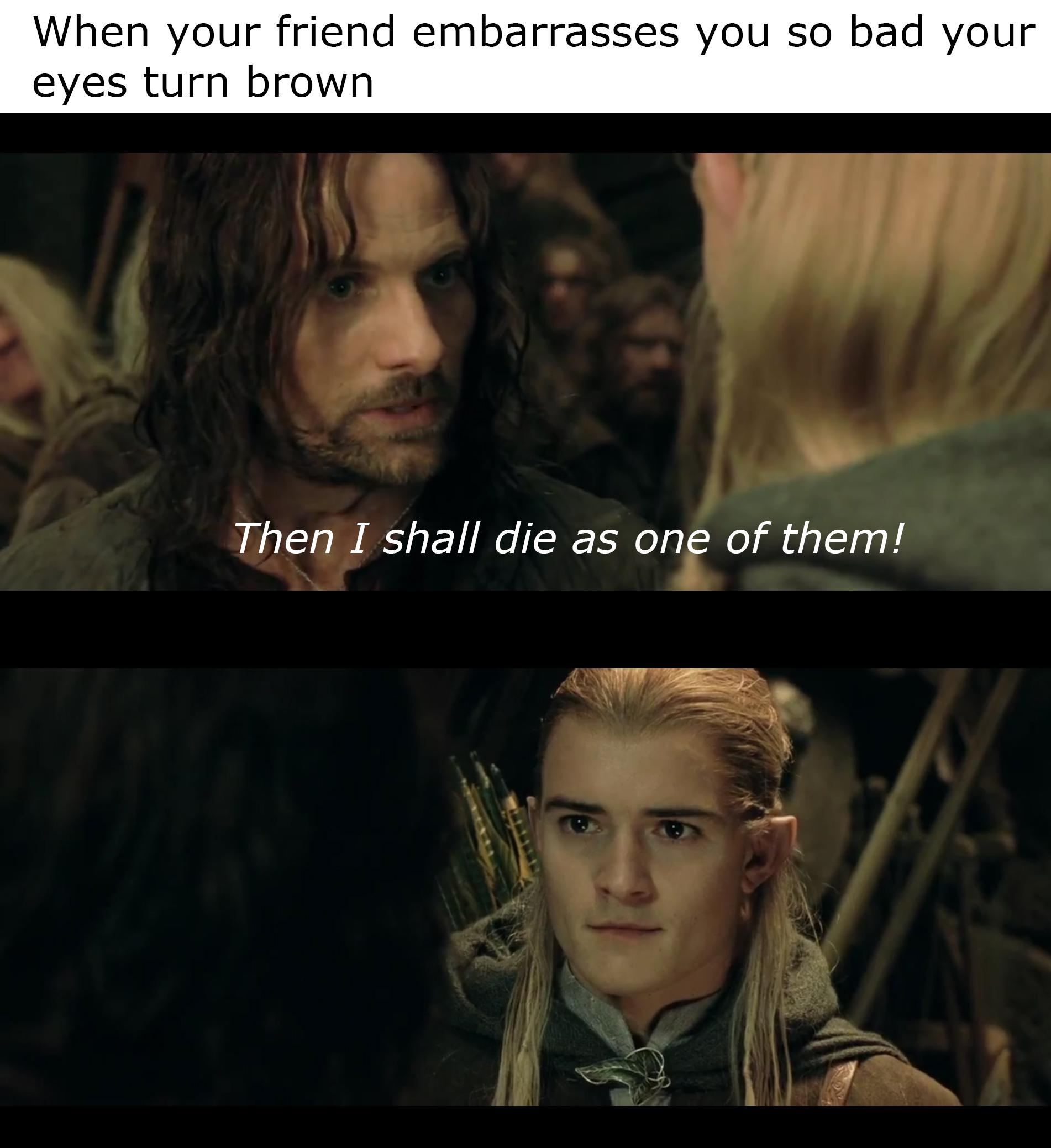 Legolas, what continuity issues do your elf eyes see? r/lotrmemes