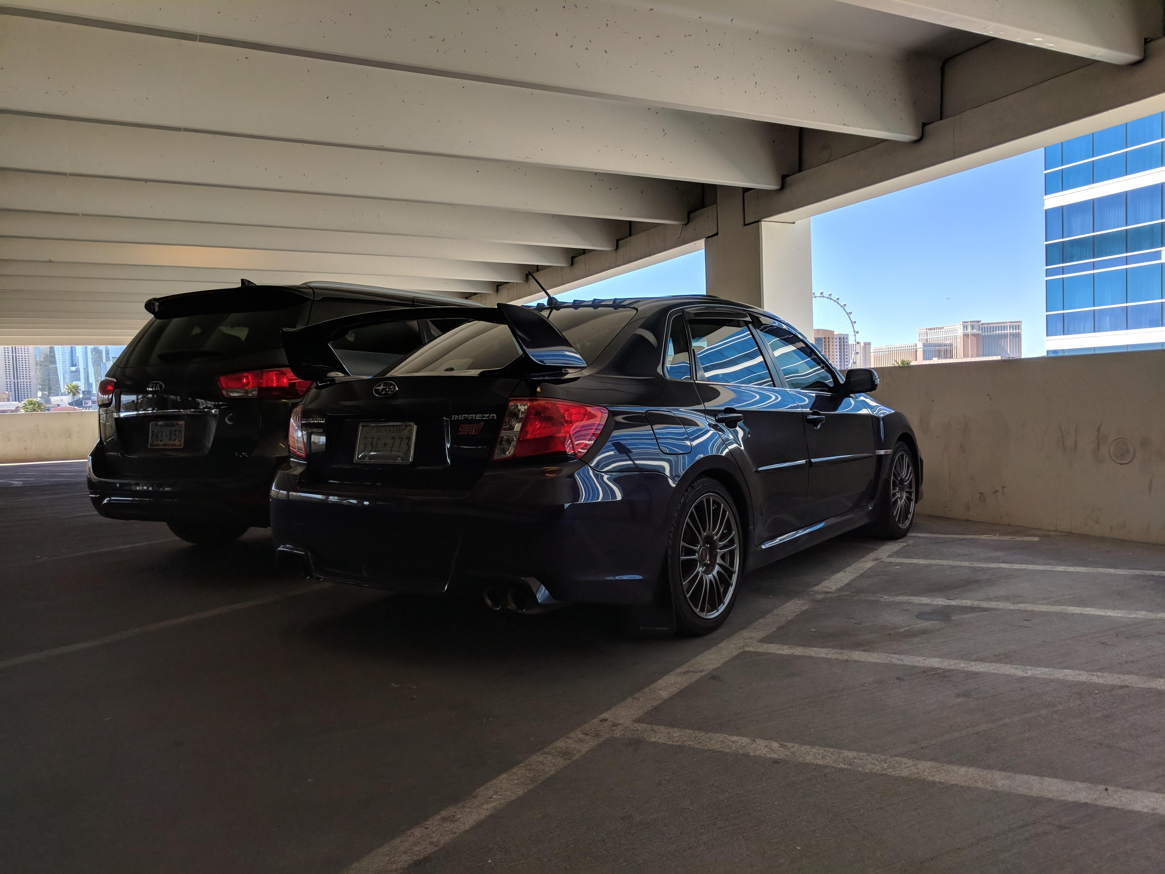 Parked our rental next to this STI, hope he wont mind r/subaru