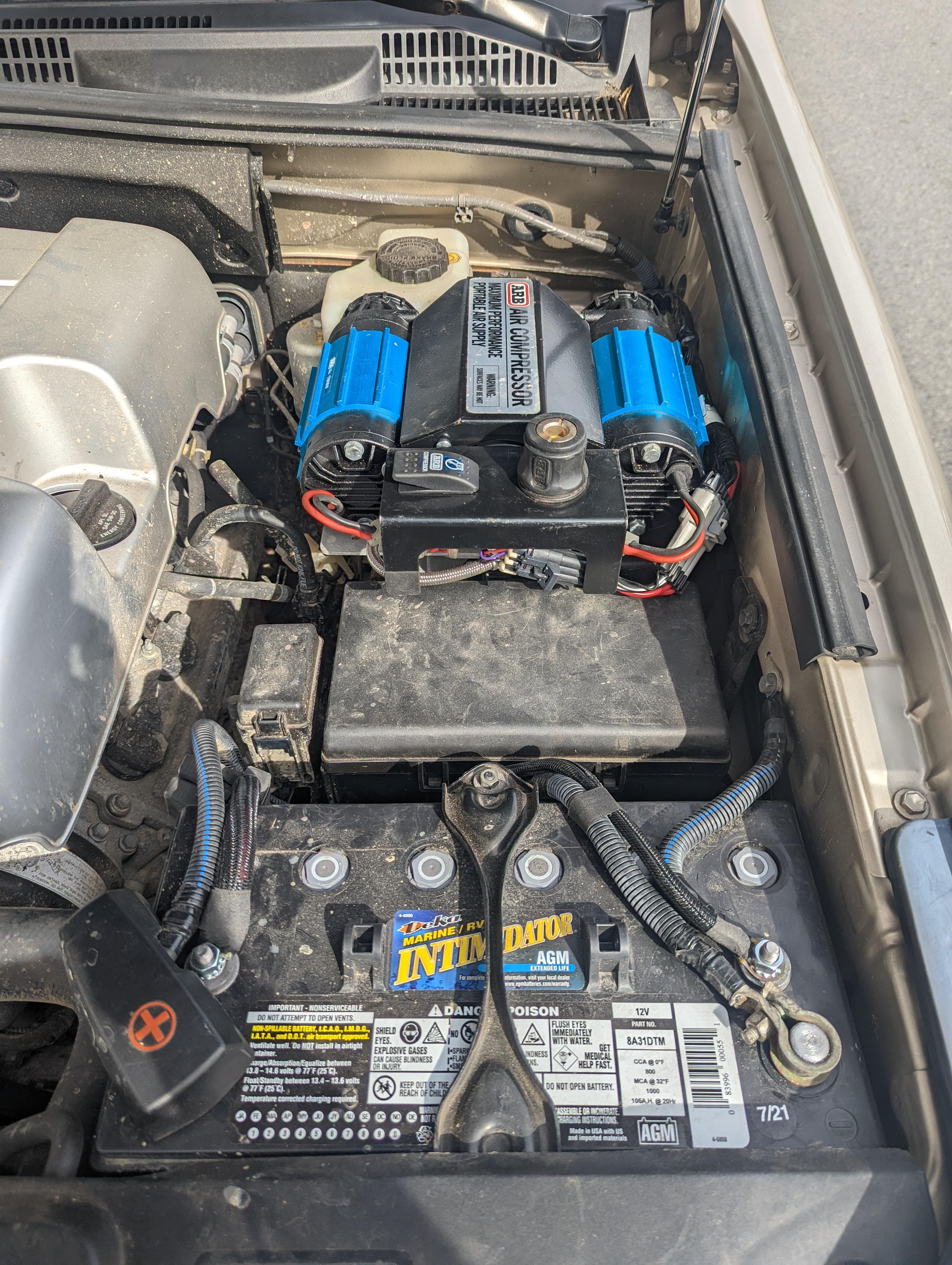 ARB dual compressor install. Finally got around to installing my