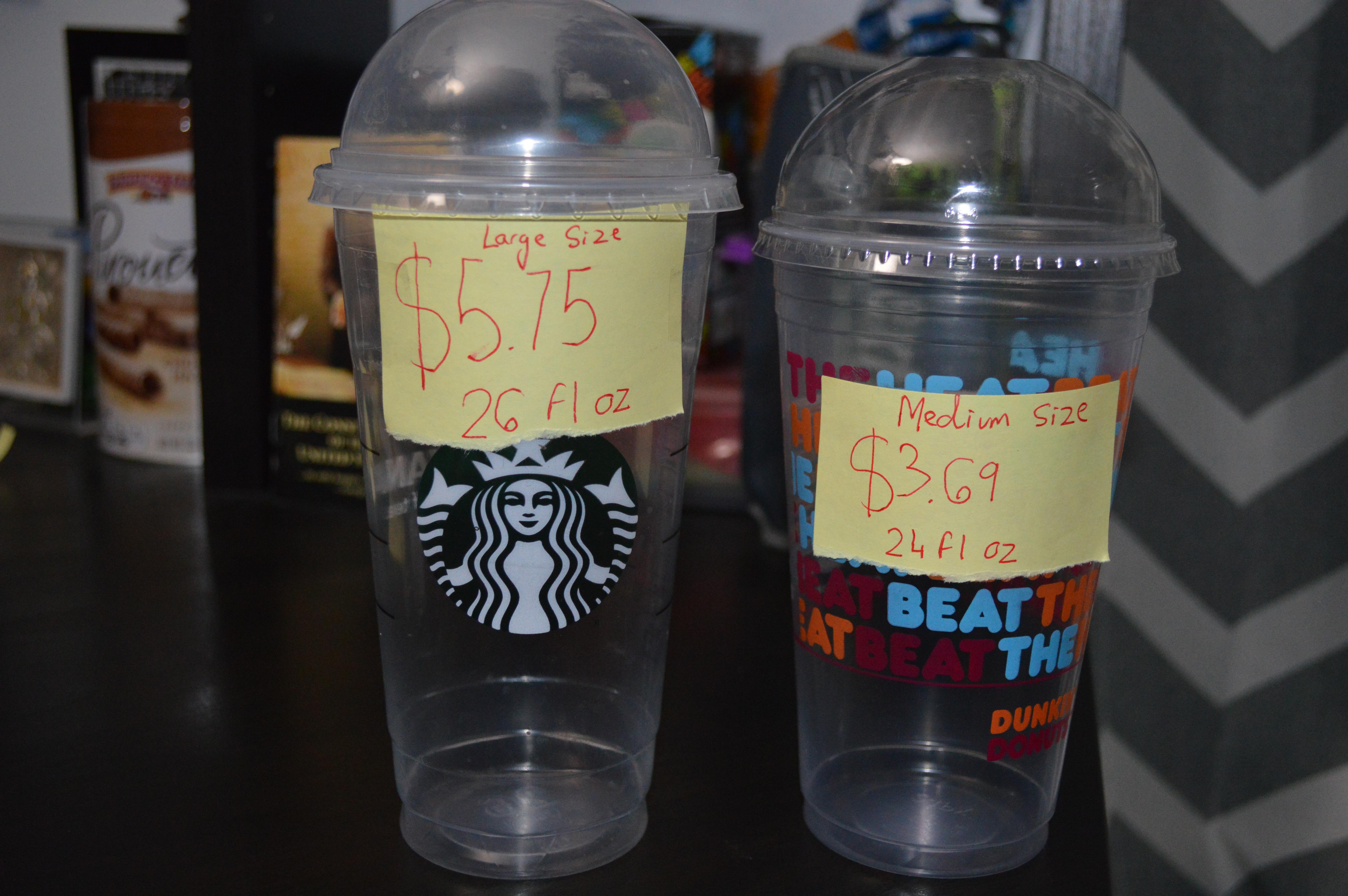 Unbelievable how a LARGE Starbucks's Triple Mocha Frappuccino(26 fl oz