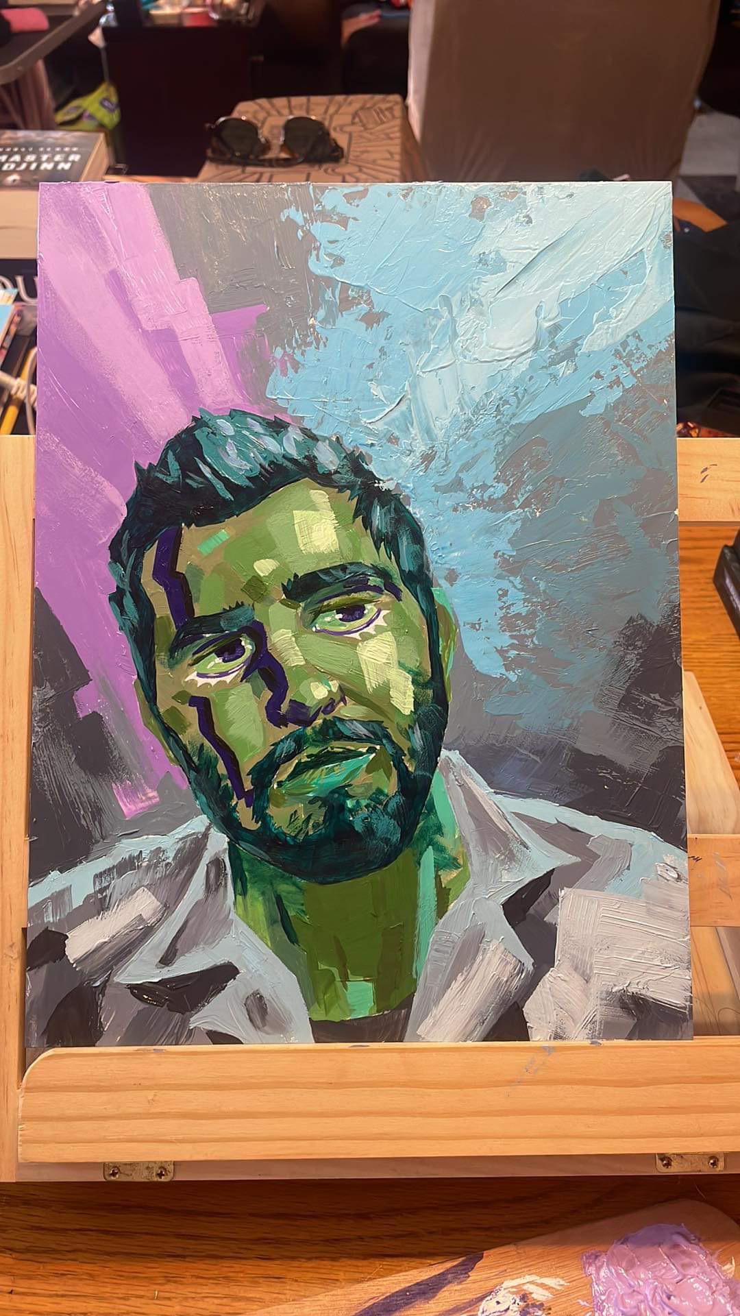 Disco Elysium inspired me to finally paint again so I thought I’d share