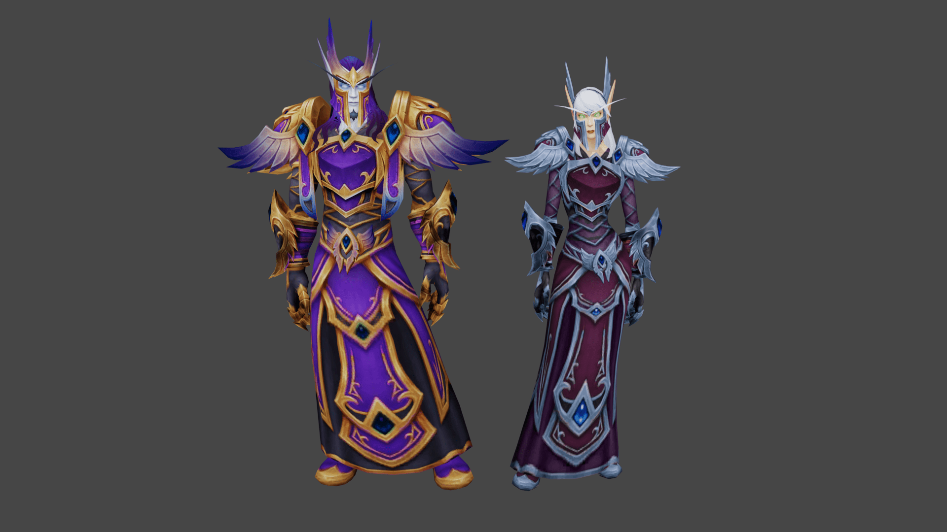Sin'dorei Heritage armor recolors wow