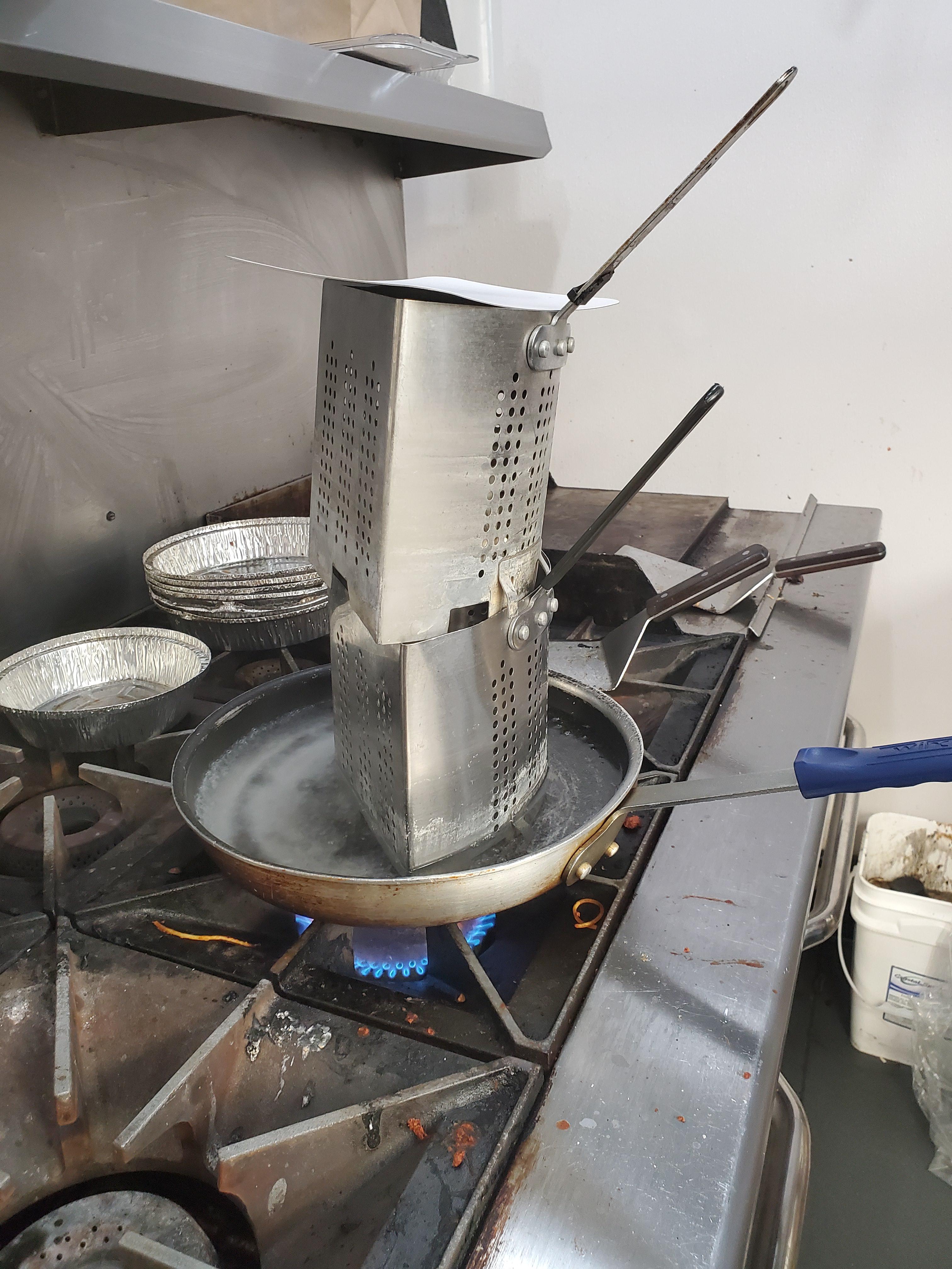 Needed a steamer when we dont have one in the kitchen r