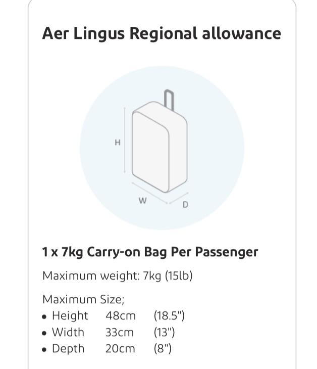 Emerald Airlines Carry On Bag?? r/travel