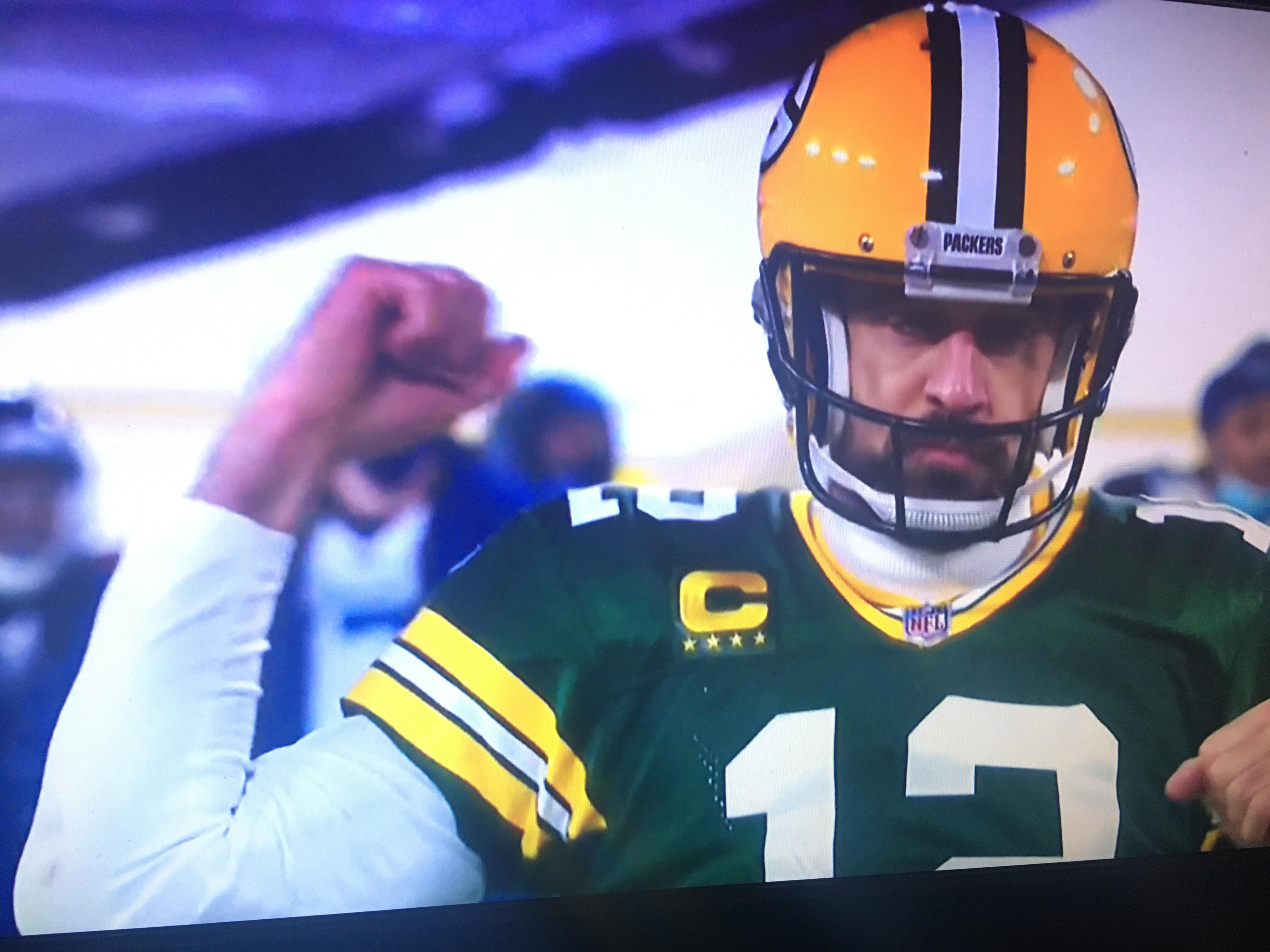 Anybody know what undershirt Aaron Rodgers is wearing at the cold games? Looks really comfy r