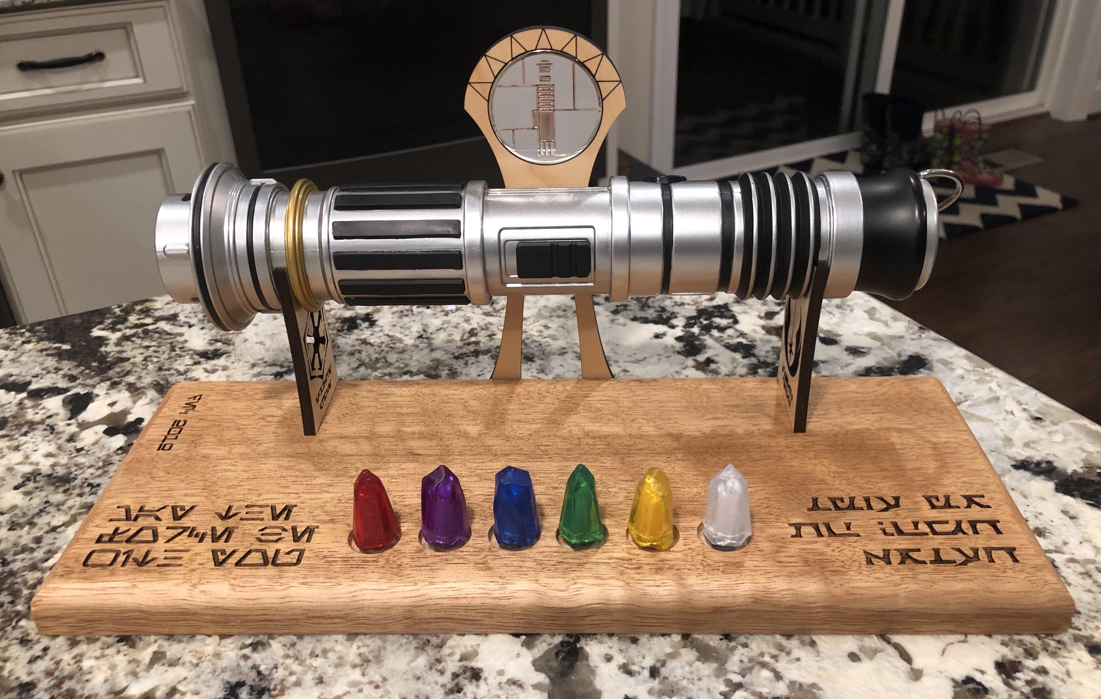 Savi’s Lightsaber Display Stand r/GalaxysEdge